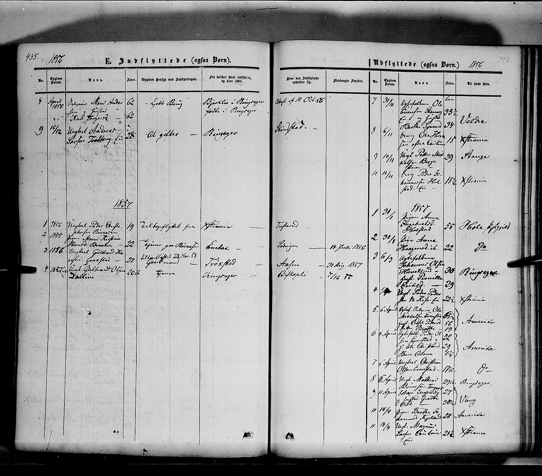 Nes prestekontor, Hedmark, SAH/PREST-020/K/Ka/L0004: Parish register (official) no. 4, 1852-1886, p. 435