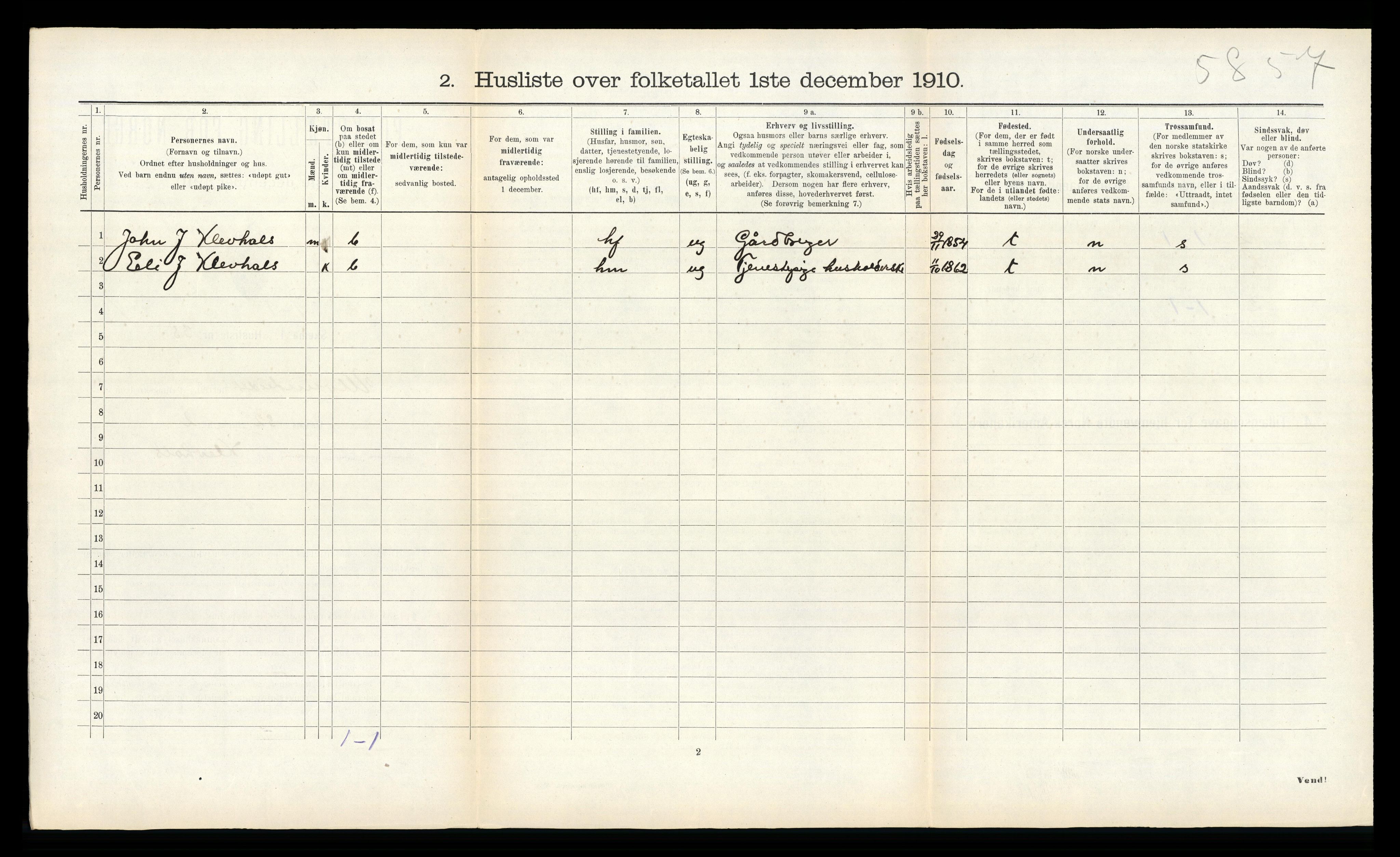 RA, 1910 census for Ålvundeid, 1910, p. 86