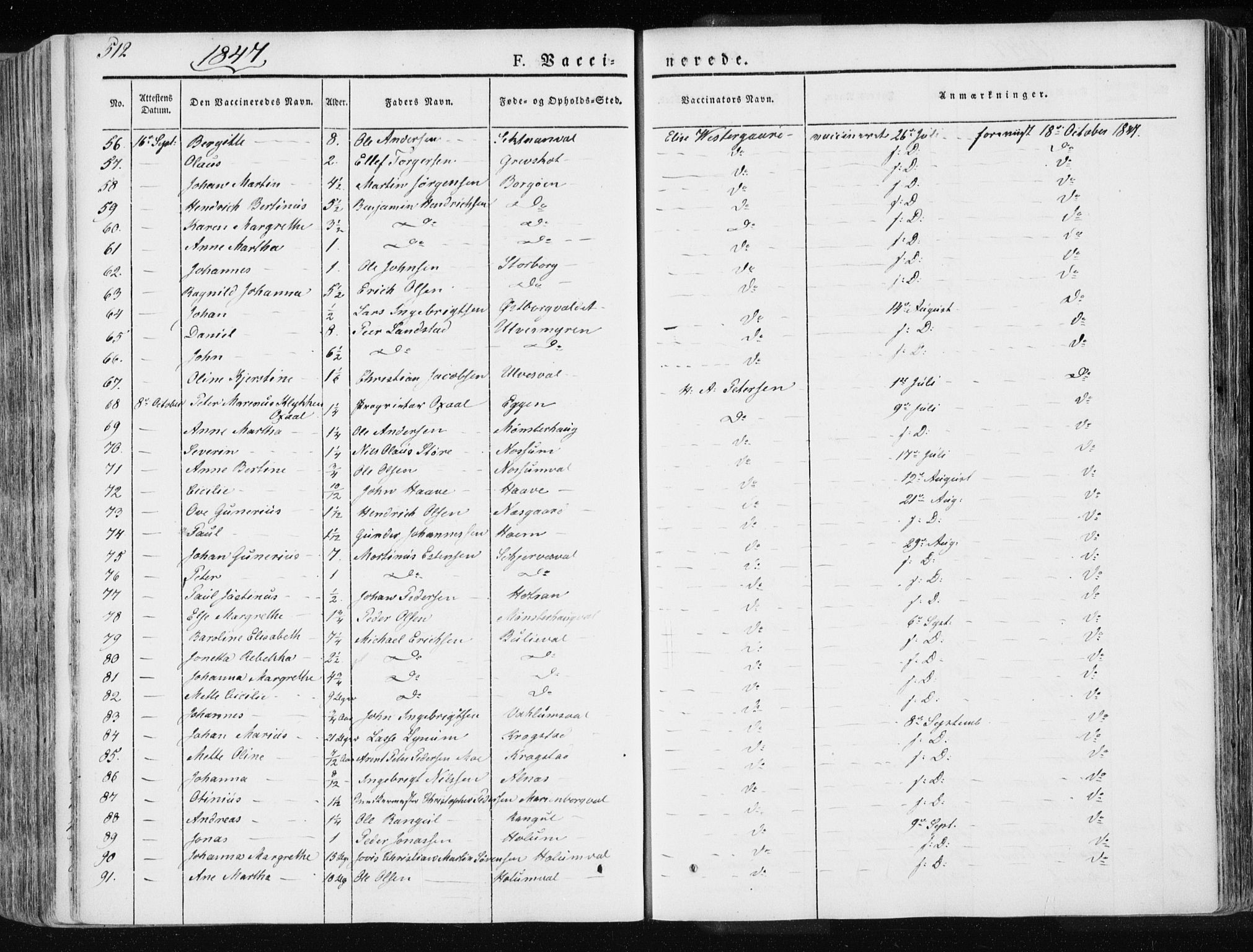 Ministerialprotokoller, klokkerbøker og fødselsregistre - Nord-Trøndelag, SAT/A-1458/717/L0154: Parish register (official) no. 717A06 /1, 1836-1849, p. 512
