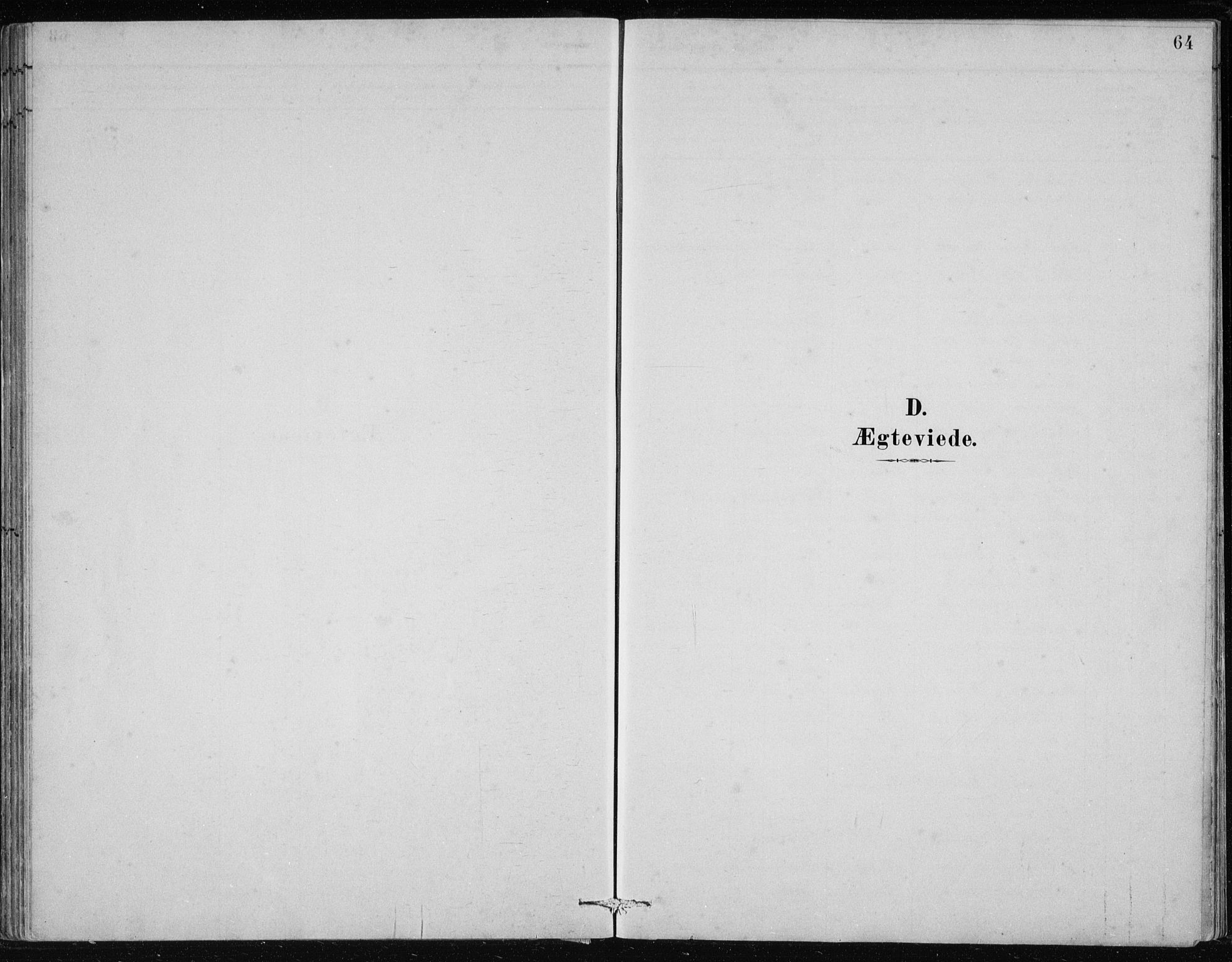 Manger sokneprestembete, AV/SAB-A-76801/H/Hab: Parish register (copy) no. B 2, 1882-1890, p. 64