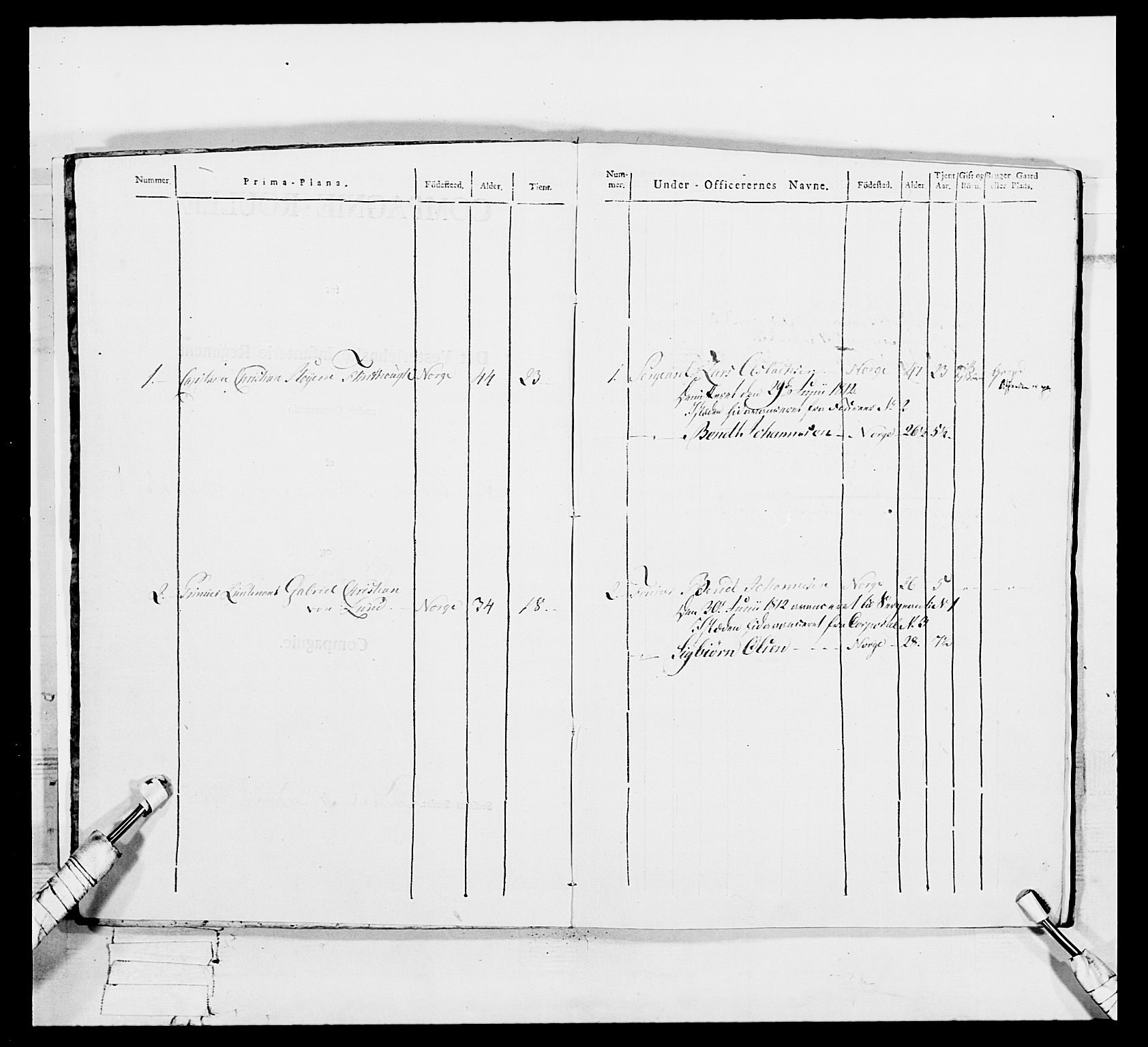 Generalitets- og kommissariatskollegiet, Det kongelige norske kommissariatskollegium, AV/RA-EA-5420/E/Eh/L0113: Vesterlenske nasjonale infanteriregiment, 1812, p. 114