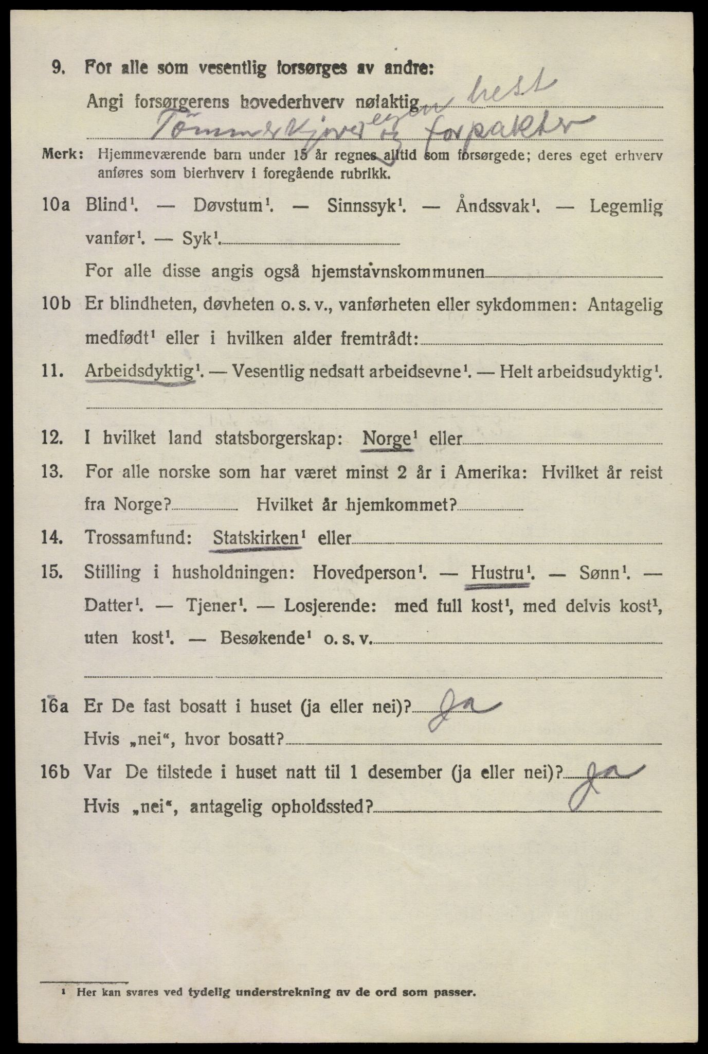 SAKO, 1920 census for Hedrum, 1920, p. 9886