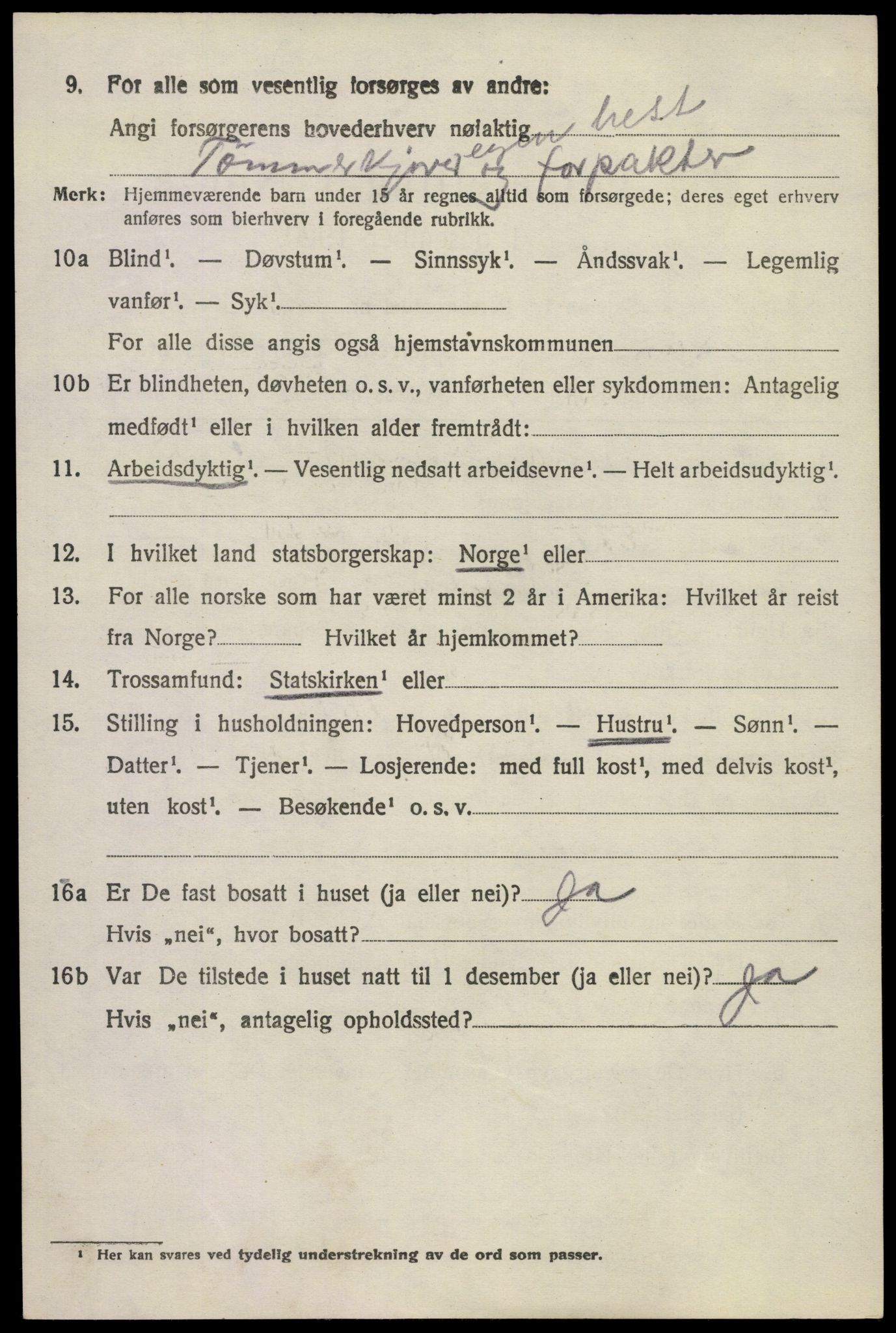 SAKO, 1920 census for Hedrum, 1920, p. 9886