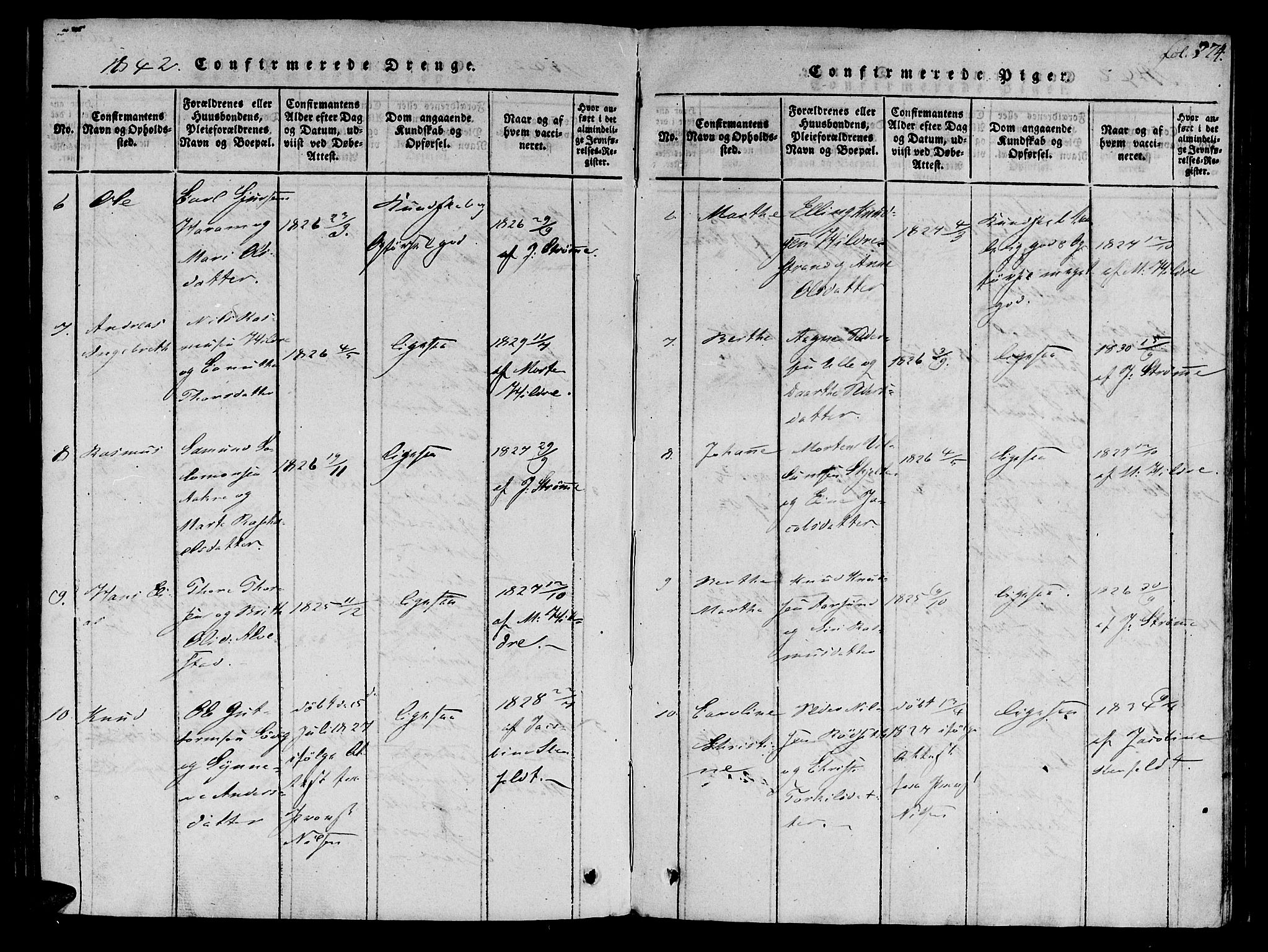 Ministerialprotokoller, klokkerbøker og fødselsregistre - Møre og Romsdal, AV/SAT-A-1454/536/L0495: Parish register (official) no. 536A04, 1818-1847, p. 274