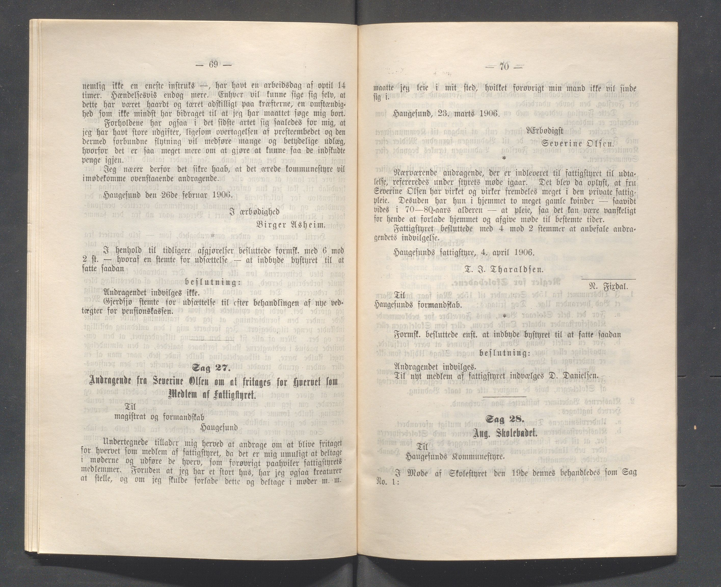 Haugesund kommune - Formannskapet og Bystyret, IKAR/A-740/A/Abb/L0001: Bystyreforhandlinger, 1889-1907, p. 763