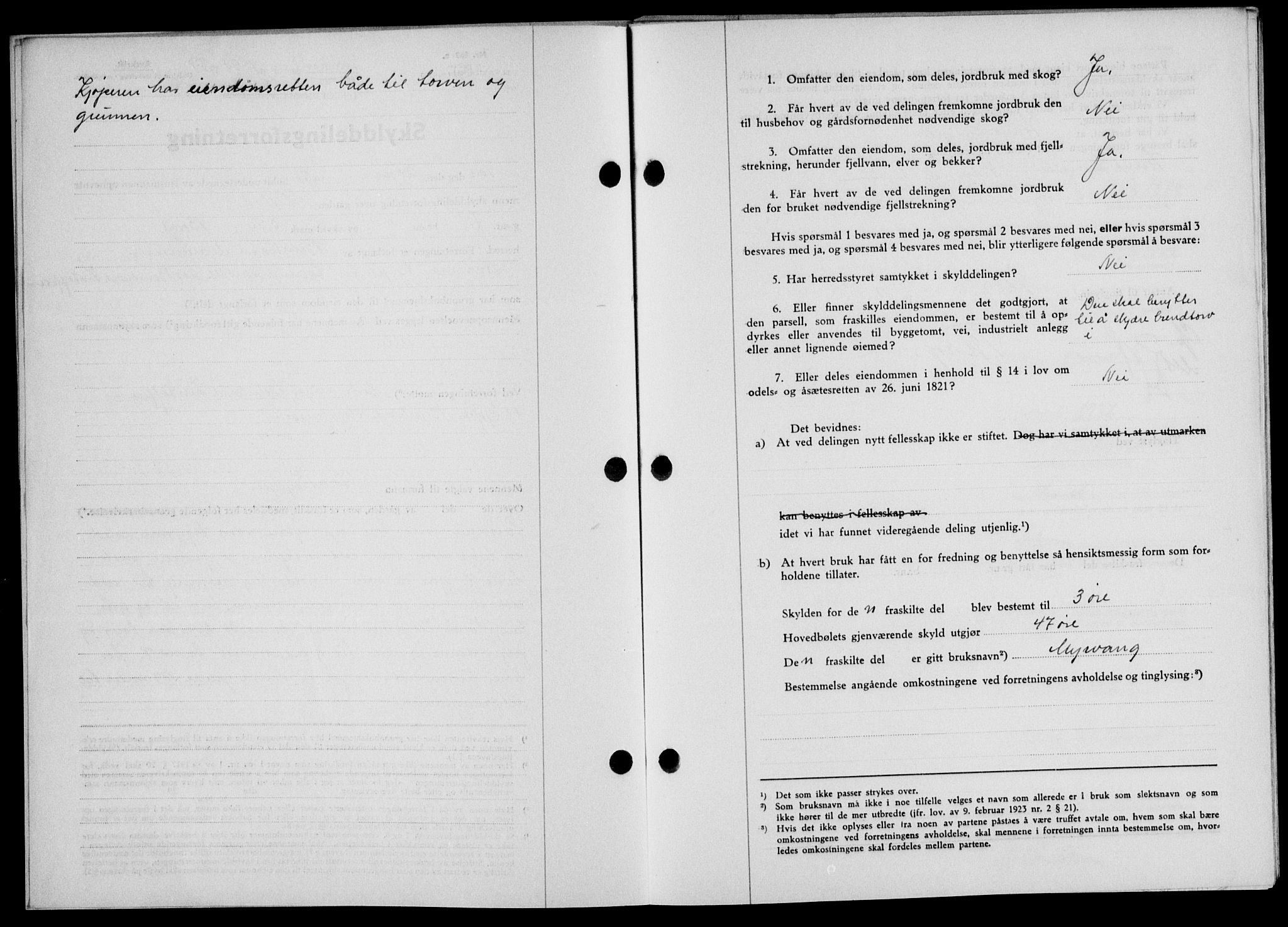 Lofoten sorenskriveri, SAT/A-0017/1/2/2C/L0002a: Mortgage book no. 2a, 1937-1937, Diary no: : 1591/1937