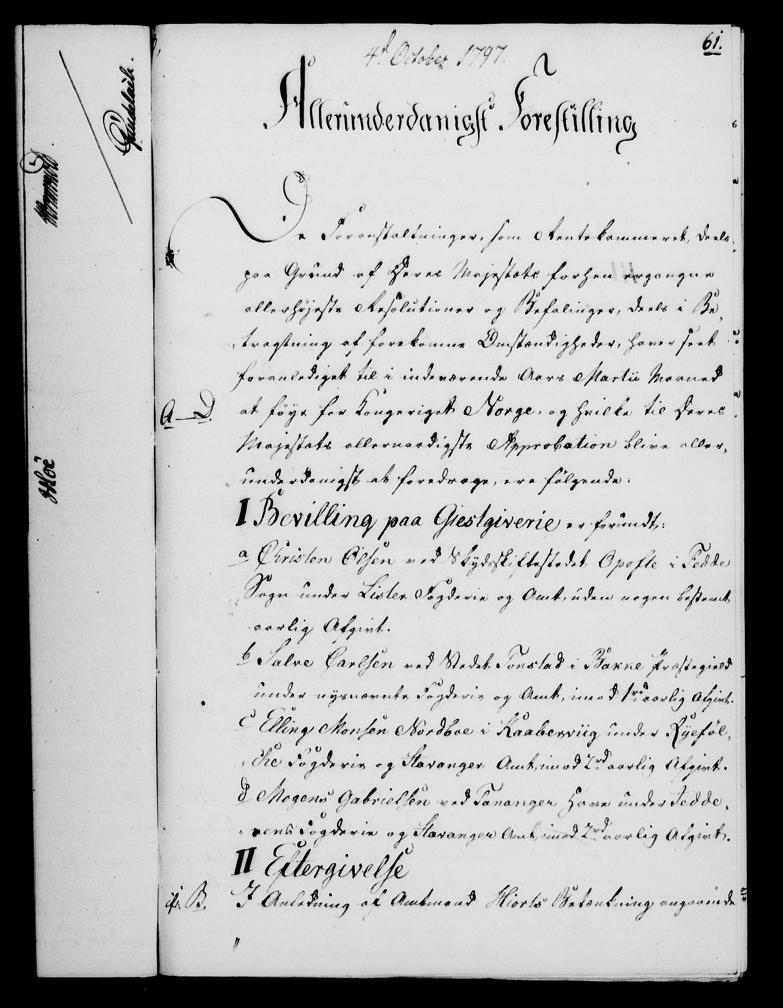 Rentekammeret, Kammerkanselliet, RA/EA-3111/G/Gf/Gfa/L0079: Norsk relasjons- og resolusjonsprotokoll (merket RK 52.79), 1797, p. 394
