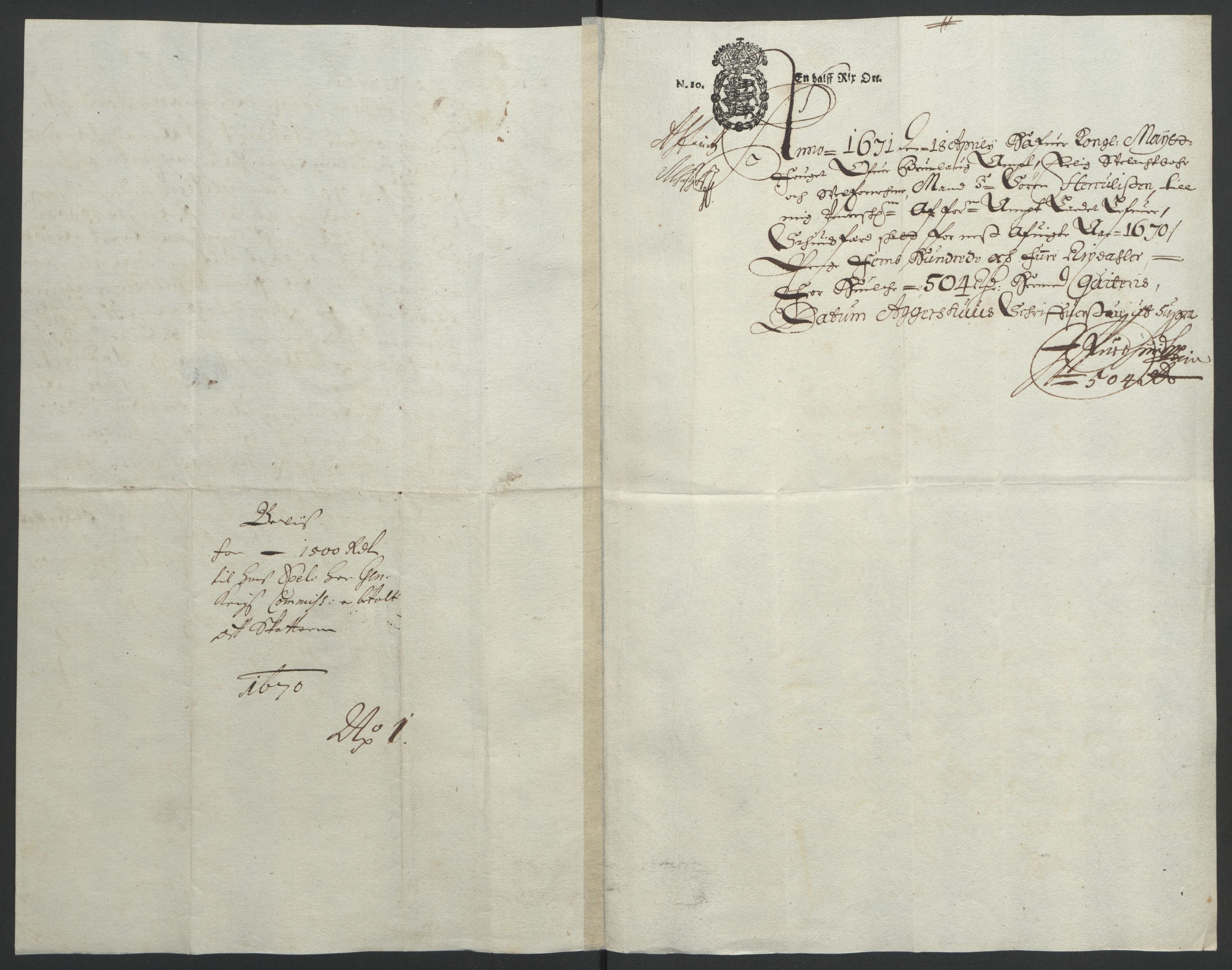 Rentekammeret inntil 1814, Reviderte regnskaper, Fogderegnskap, AV/RA-EA-4092/R33/L1965: Fogderegnskap Larvik grevskap, 1669-1670, p. 143