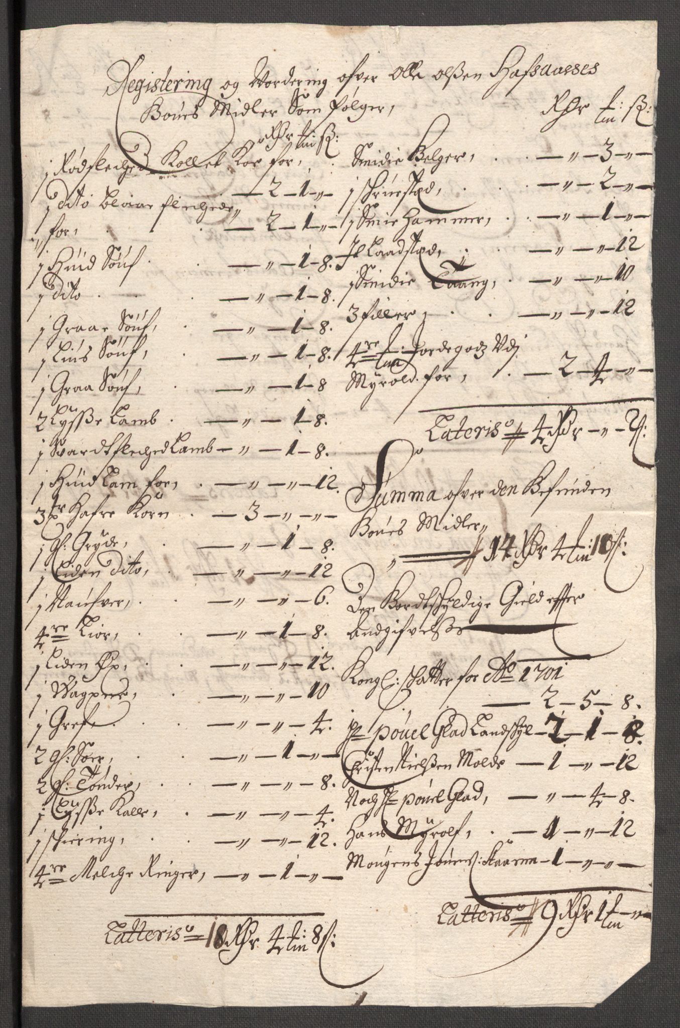 Rentekammeret inntil 1814, Reviderte regnskaper, Fogderegnskap, AV/RA-EA-4092/R53/L3425: Fogderegnskap Sunn- og Nordfjord, 1700-1701, p. 419