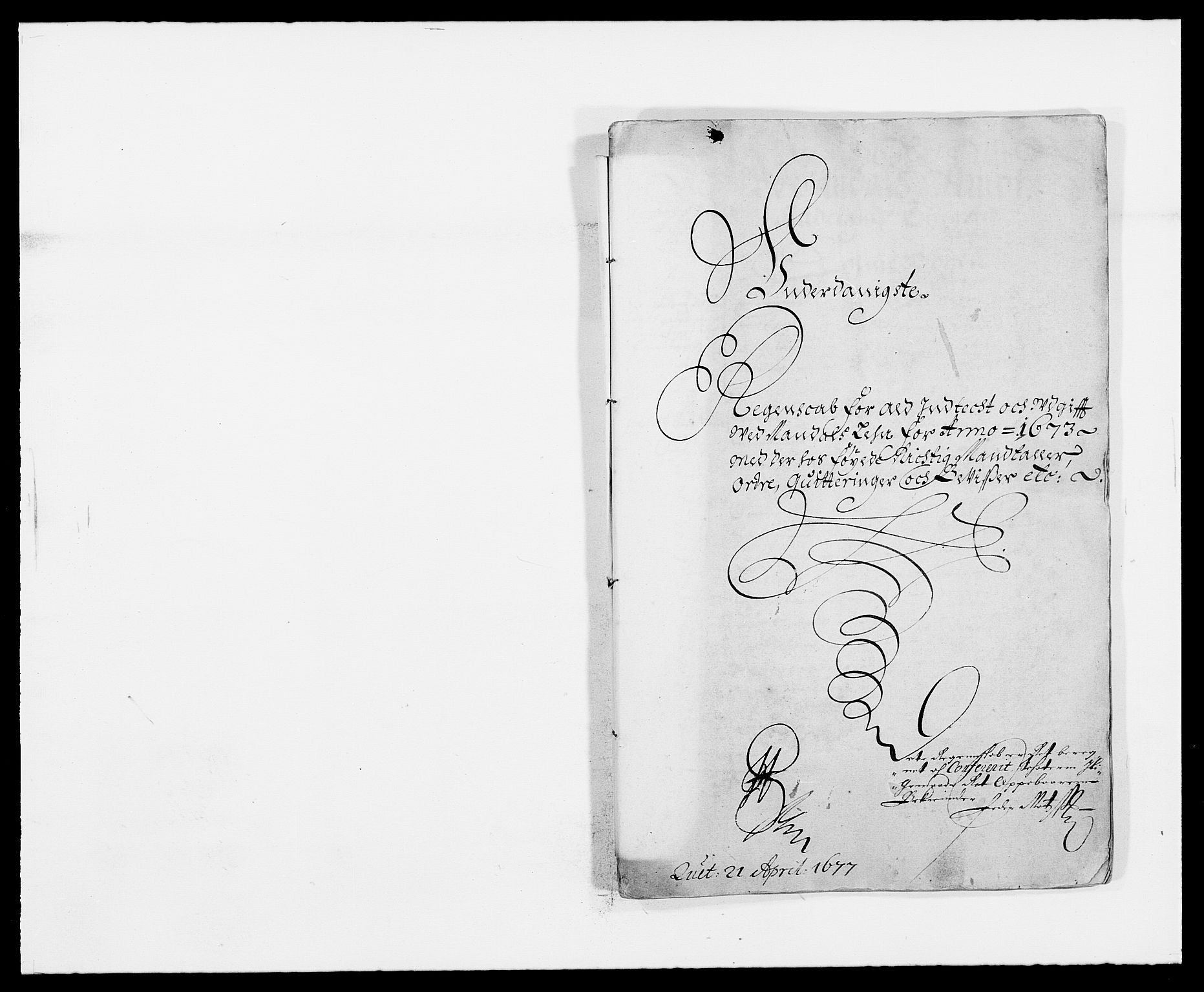 Rentekammeret inntil 1814, Reviderte regnskaper, Fogderegnskap, RA/EA-4092/R42/L2539: Mandal fogderi, 1671-1675, p. 129