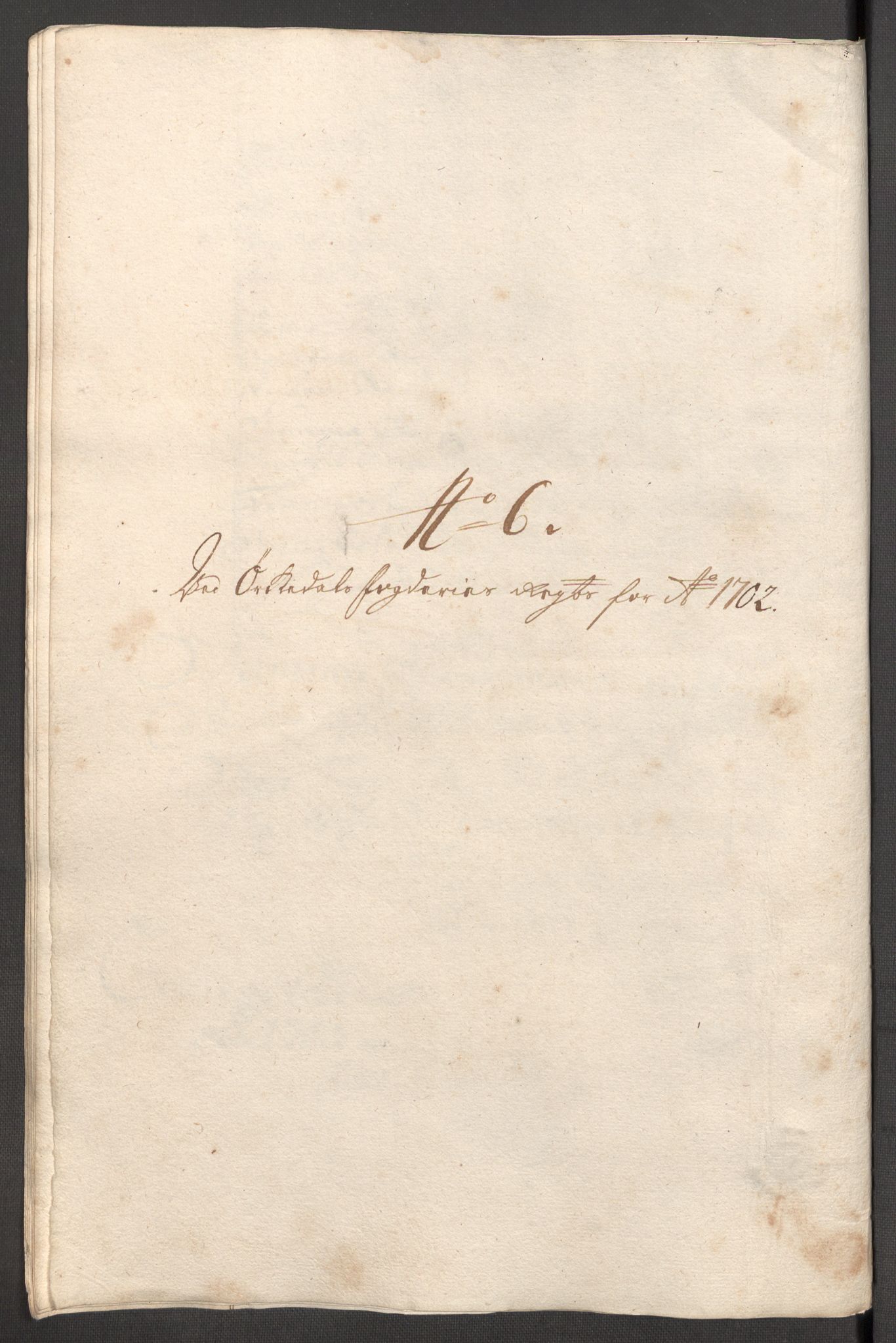 Rentekammeret inntil 1814, Reviderte regnskaper, Fogderegnskap, AV/RA-EA-4092/R60/L3952: Fogderegnskap Orkdal og Gauldal, 1702, p. 114