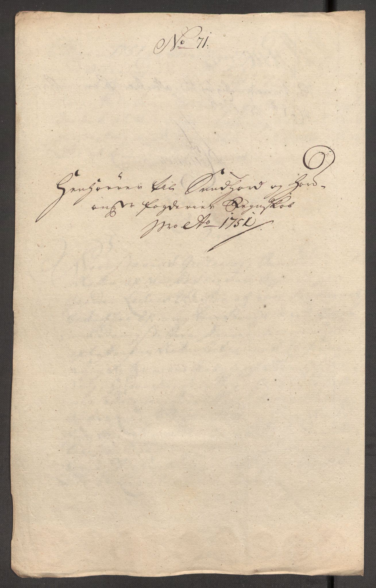 Rentekammeret inntil 1814, Reviderte regnskaper, Fogderegnskap, AV/RA-EA-4092/R48/L3056: Fogderegnskap Sunnhordland og Hardanger, 1751, p. 481