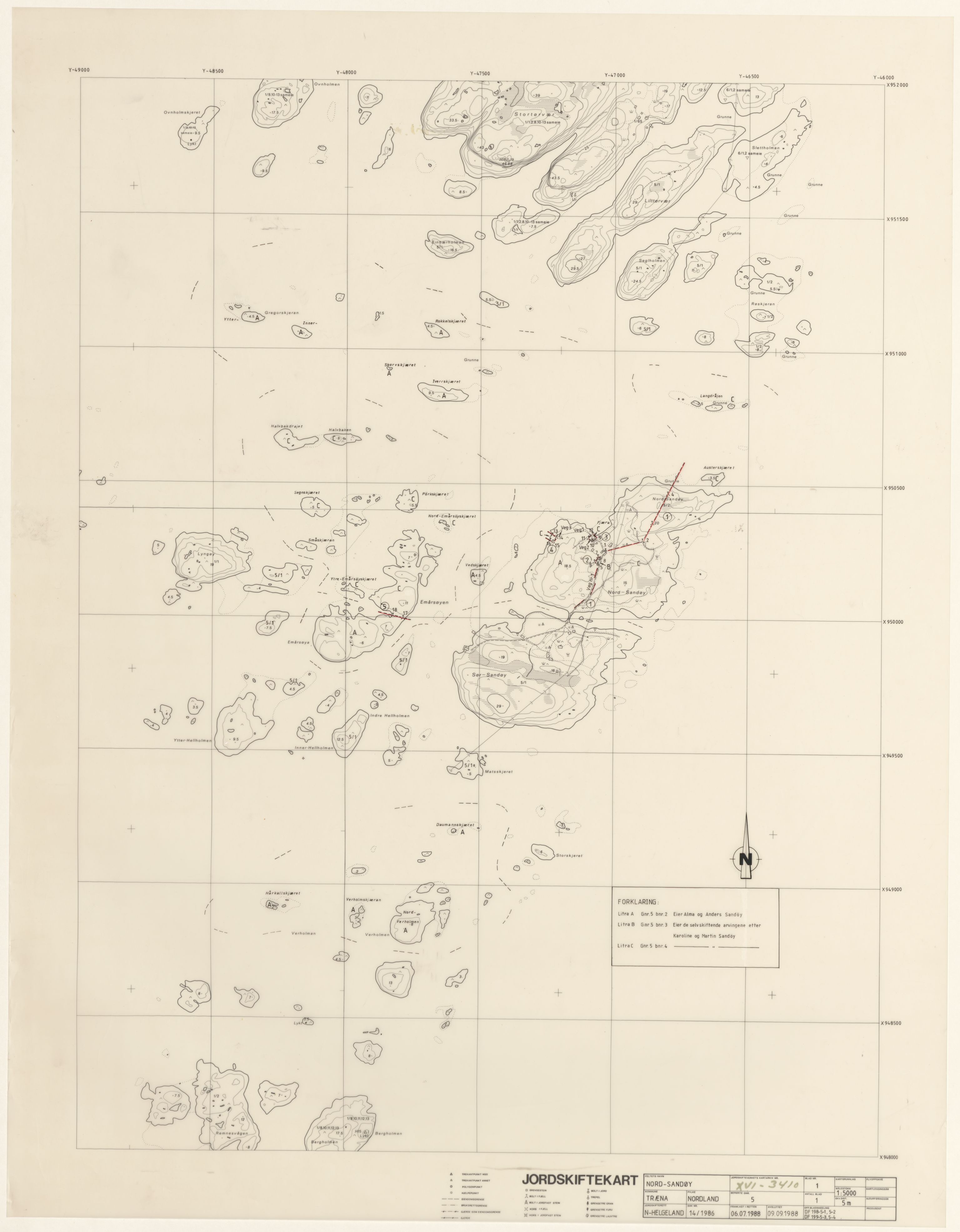 Jordskifteverkets kartarkiv, RA/S-3929/T, 1859-1988, p. 4442
