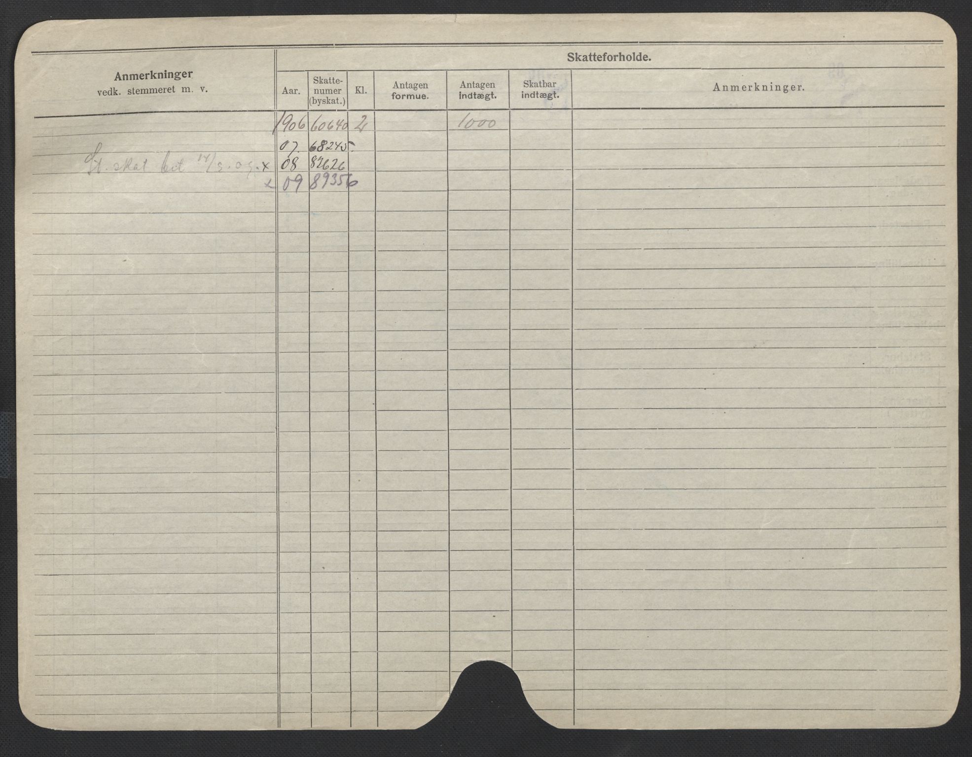 Oslo folkeregister, Registerkort, SAO/A-11715/F/Fa/Fac/L0011: Menn, 1906-1914, p. 150b