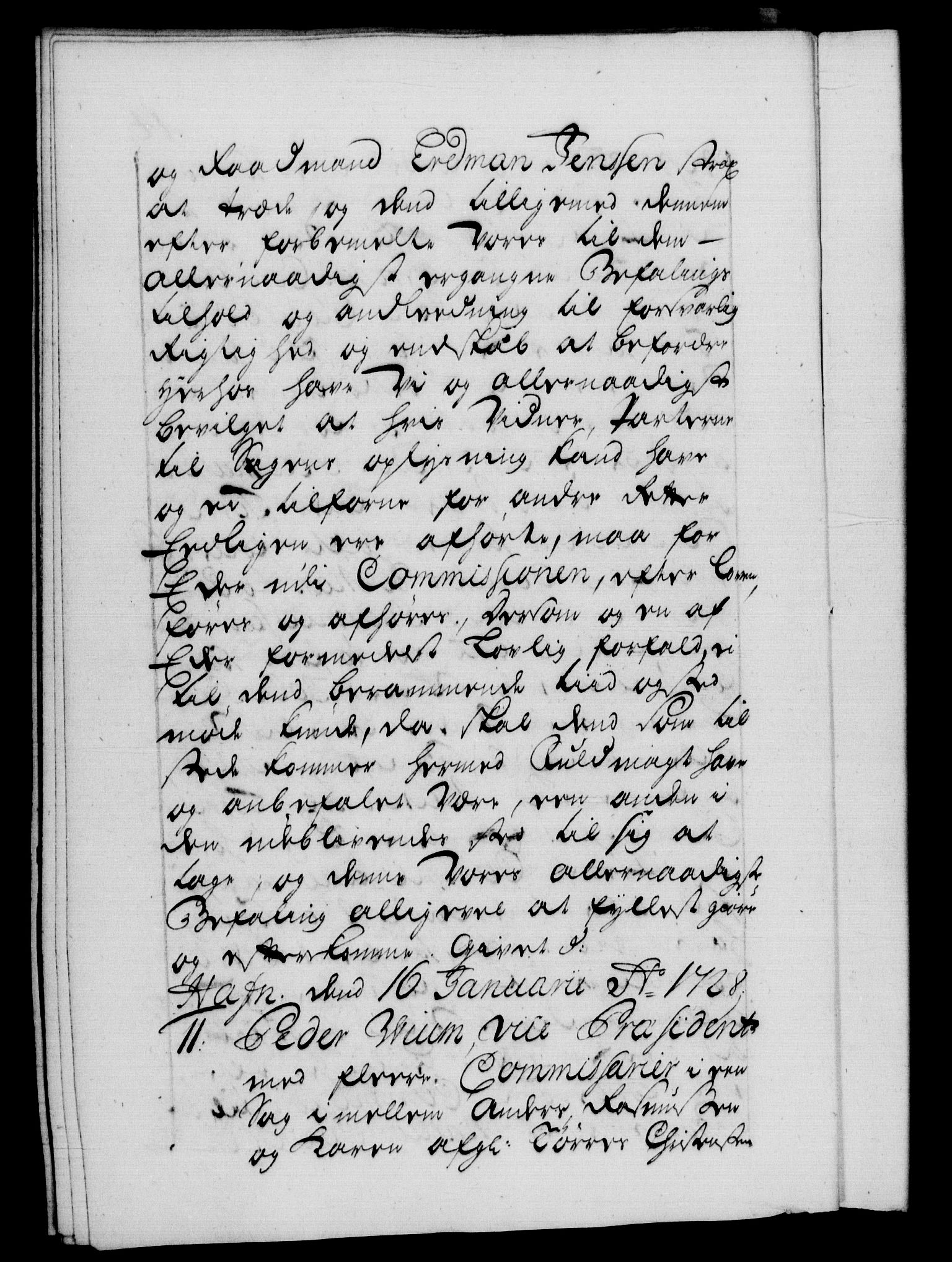 Danske Kanselli 1572-1799, AV/RA-EA-3023/F/Fc/Fca/Fcab/L0024: Norske tegnelser, 1728-1730, p. 14b