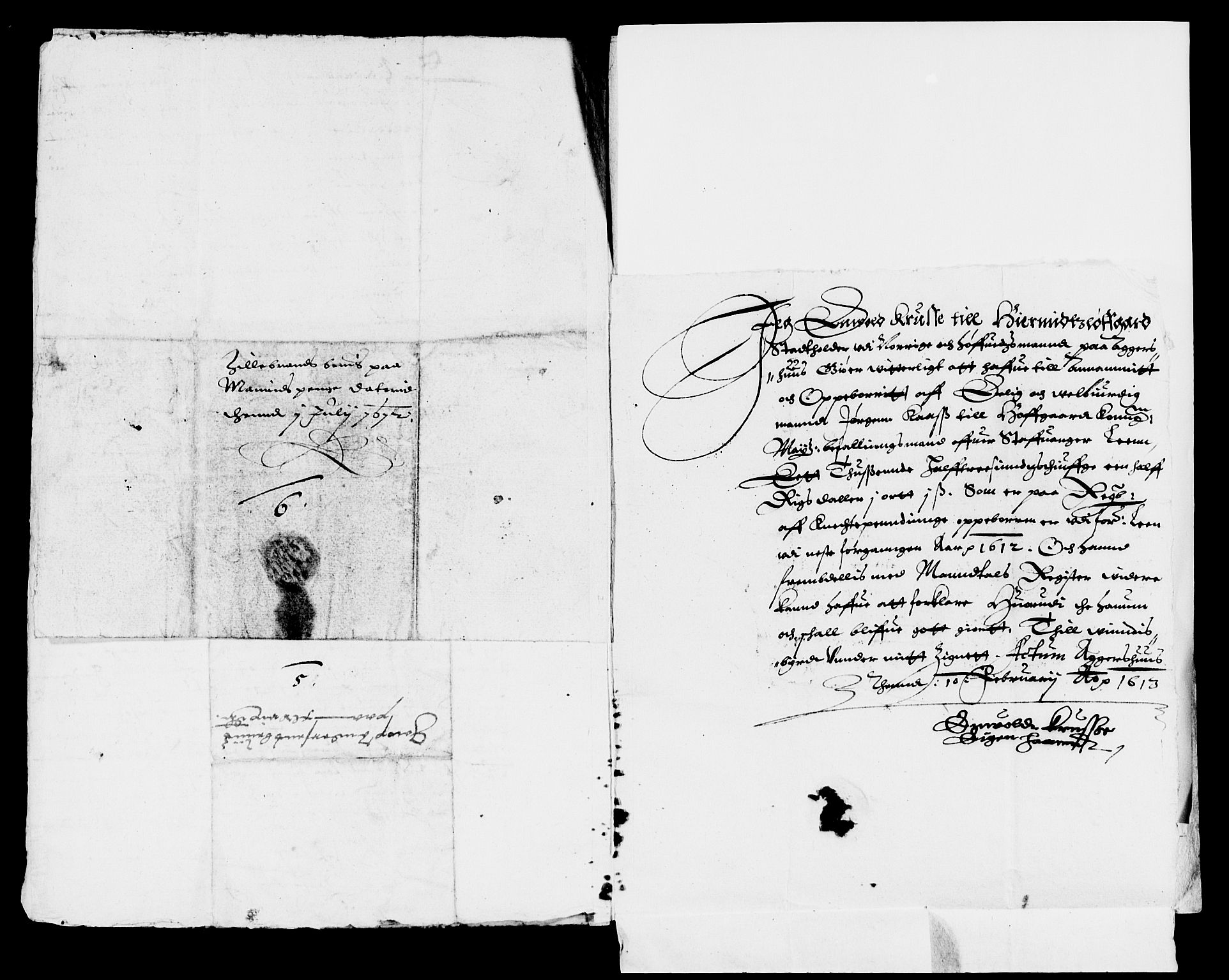 Rentekammeret inntil 1814, Reviderte regnskaper, Lensregnskaper, AV/RA-EA-5023/R/Rb/Rbs/L0004: Stavanger len, 1611-1615