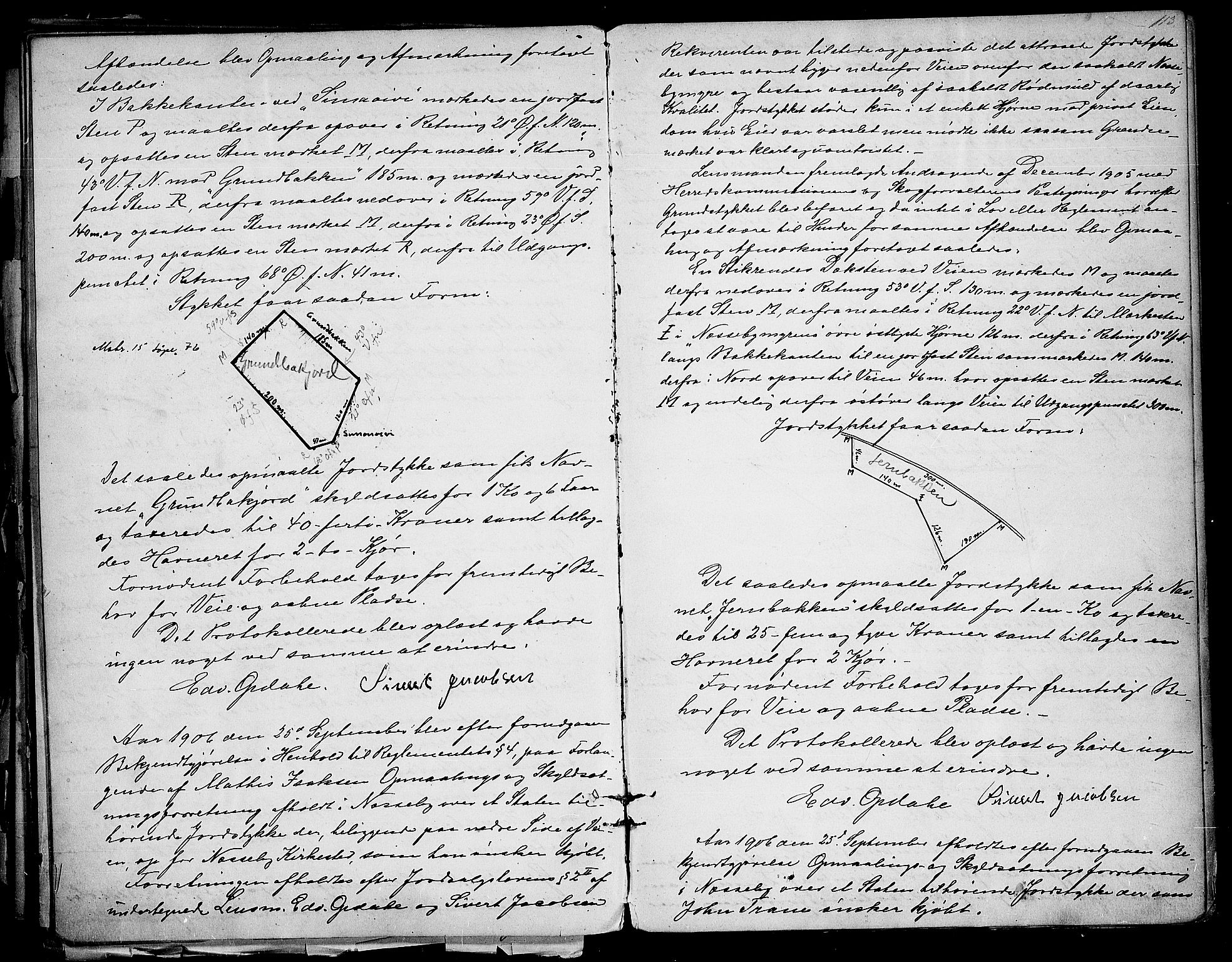 Lensmannen i Nesseby (hos Finnmarkseiendommen)*, FIEI/-, 1887-1907, p. 112b-113a
