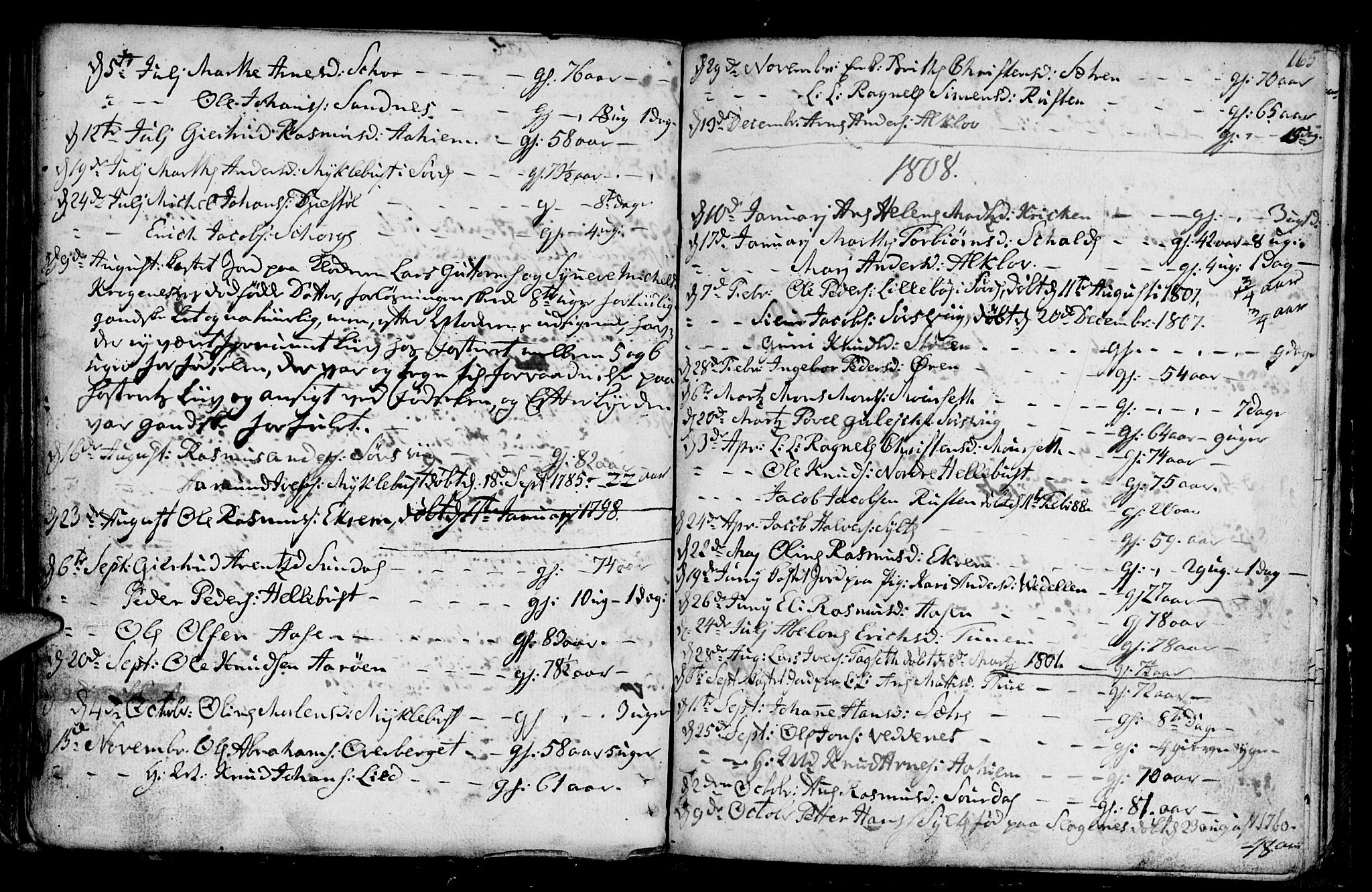 Ministerialprotokoller, klokkerbøker og fødselsregistre - Møre og Romsdal, AV/SAT-A-1454/501/L0002: Parish register (official) no. 501A02, 1760-1816, p. 165