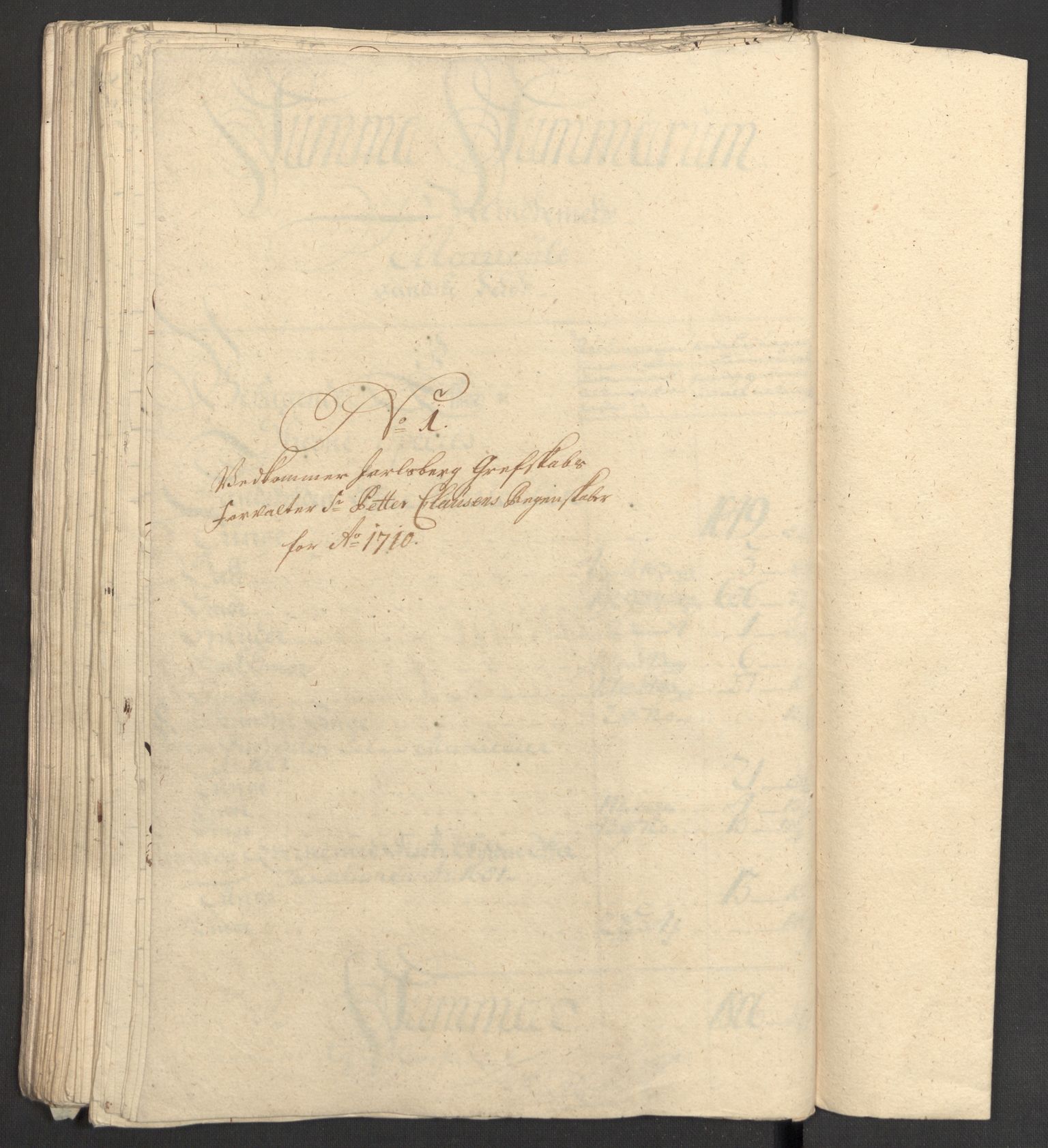 Rentekammeret inntil 1814, Reviderte regnskaper, Fogderegnskap, RA/EA-4092/R32/L1875: Fogderegnskap Jarlsberg grevskap, 1710, p. 134