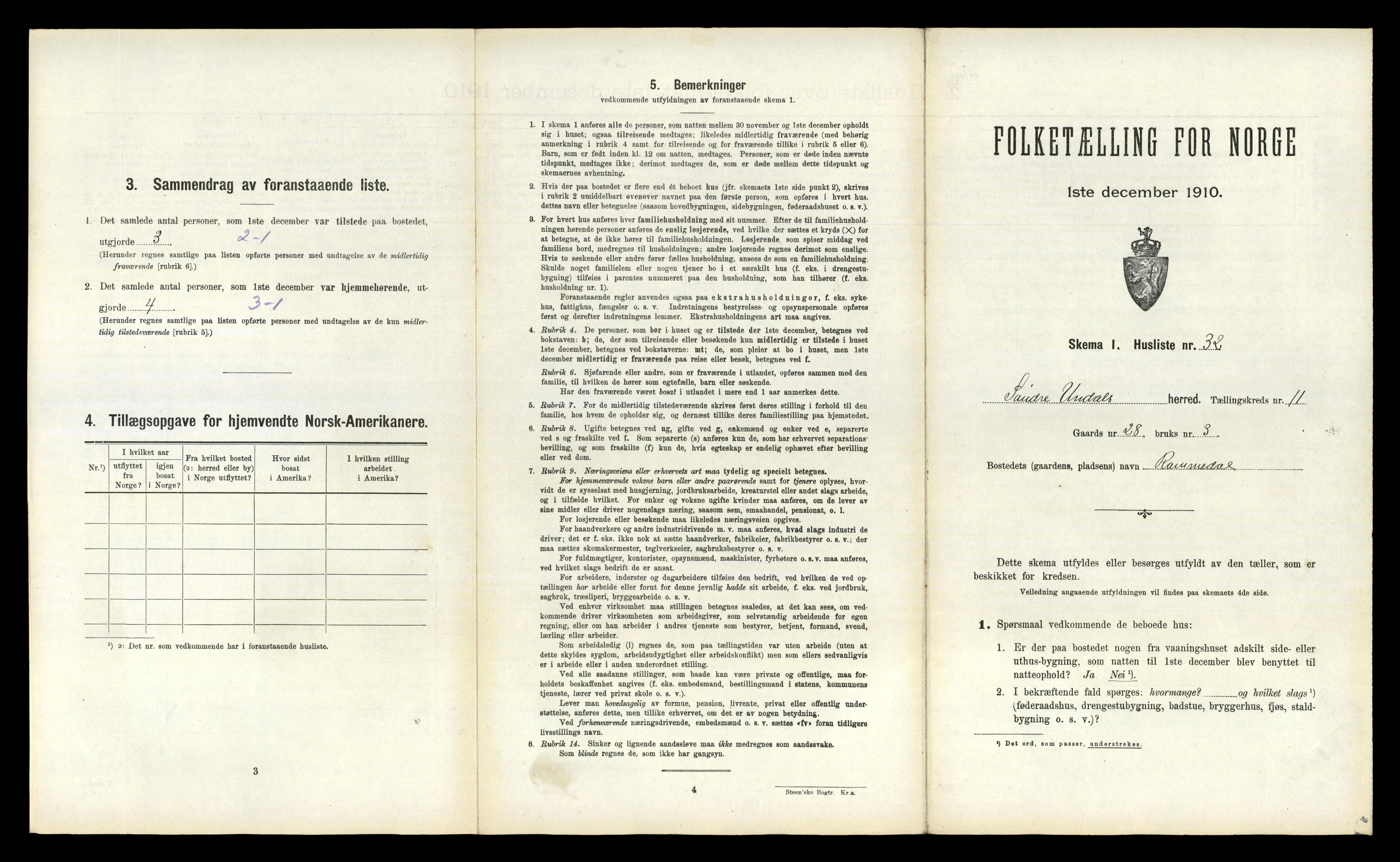 RA, 1910 census for Sør-Audnedal, 1910, p. 1067