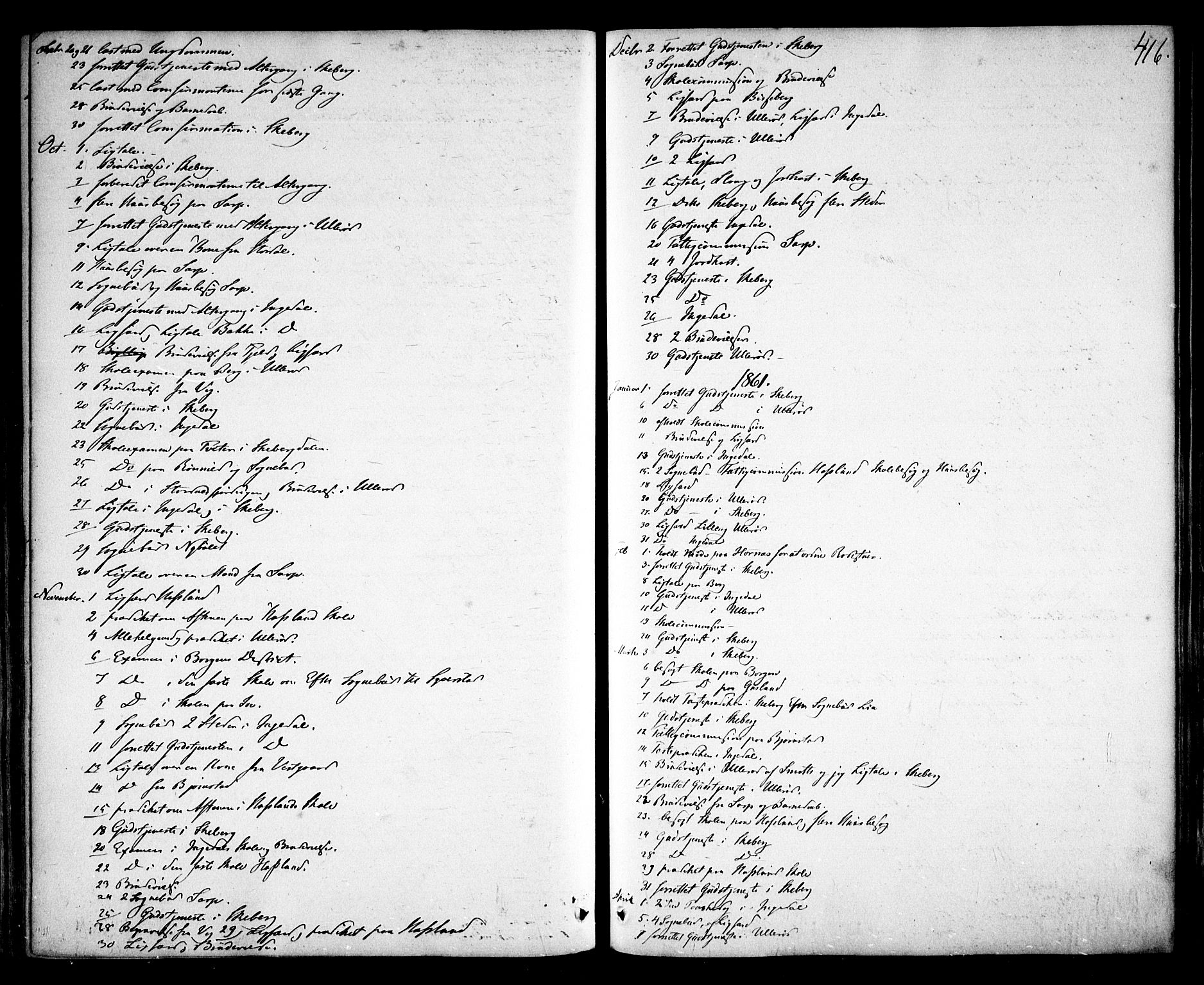 Skjeberg prestekontor Kirkebøker, AV/SAO-A-10923/F/Fa/L0007: Parish register (official) no. I 7, 1859-1868, p. 416