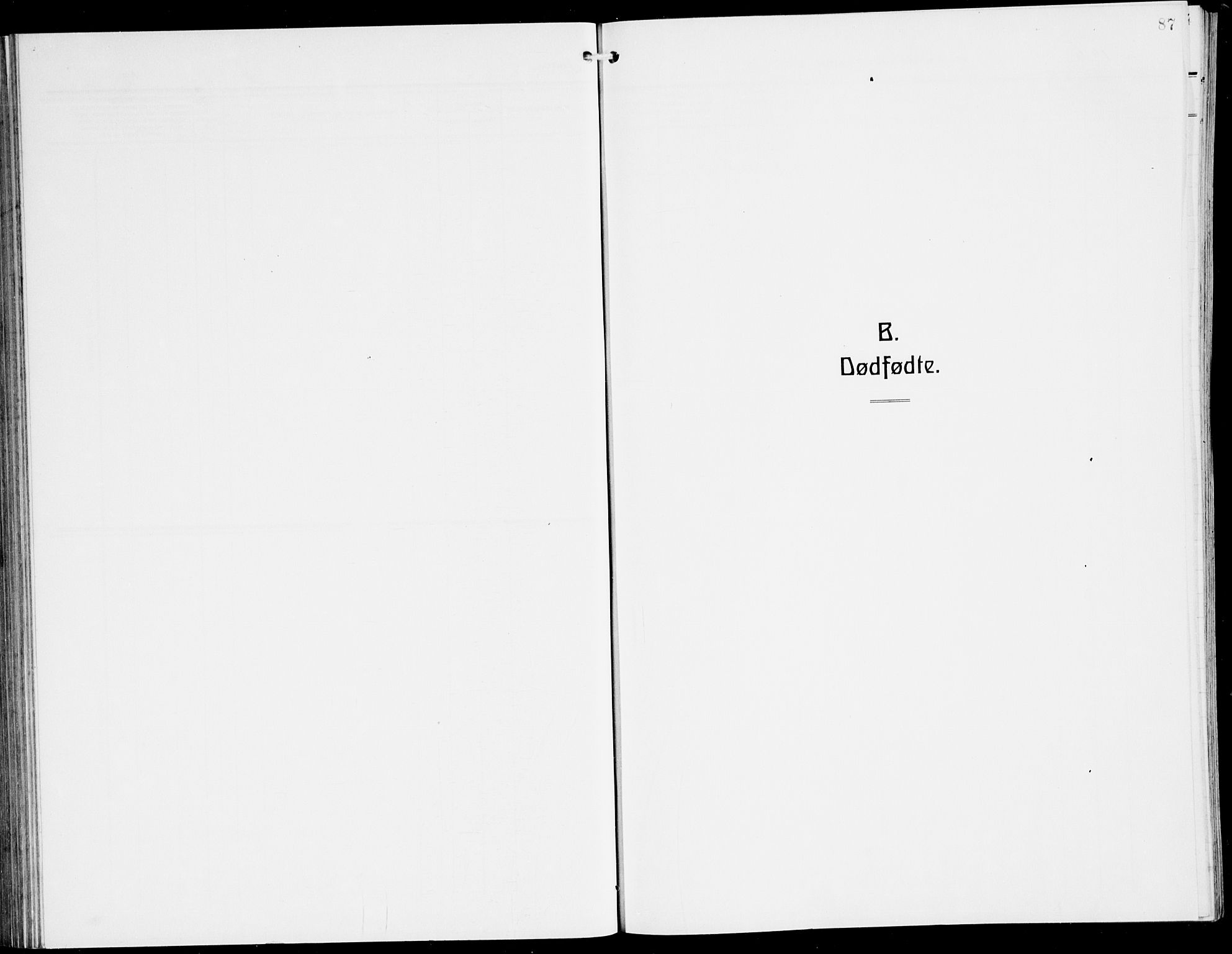 Lavik sokneprestembete, SAB/A-80901: Parish register (copy) no. A 3, 1911-1942, p. 87
