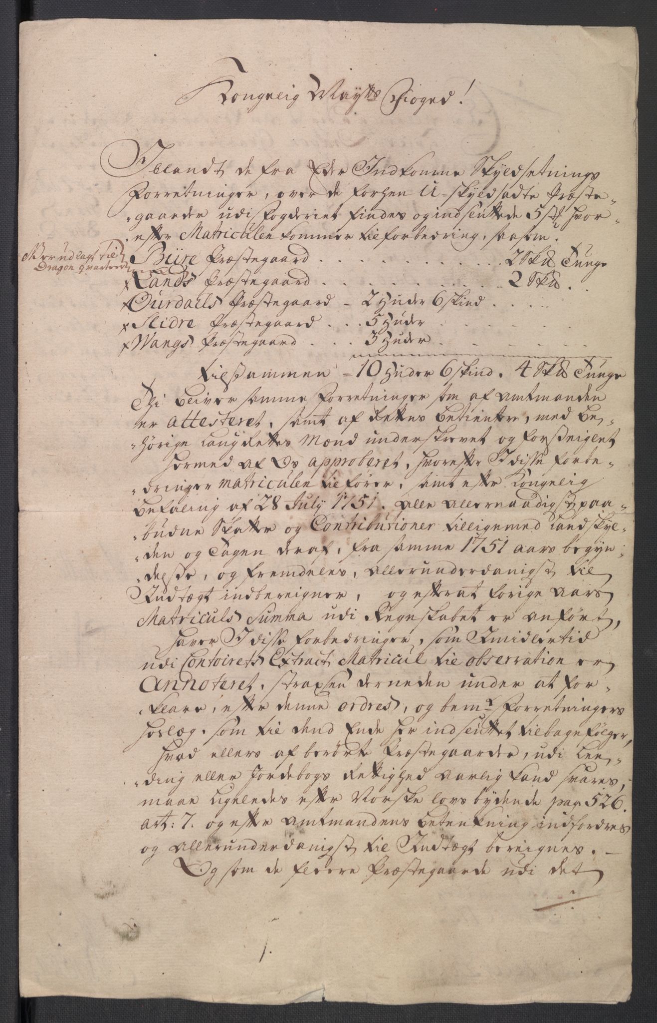 Rentekammeret inntil 1814, Reviderte regnskaper, Fogderegnskap, RA/EA-4092/R18/L1349: Fogderegnskap Hadeland, Toten og Valdres, 1752-1753, p. 44