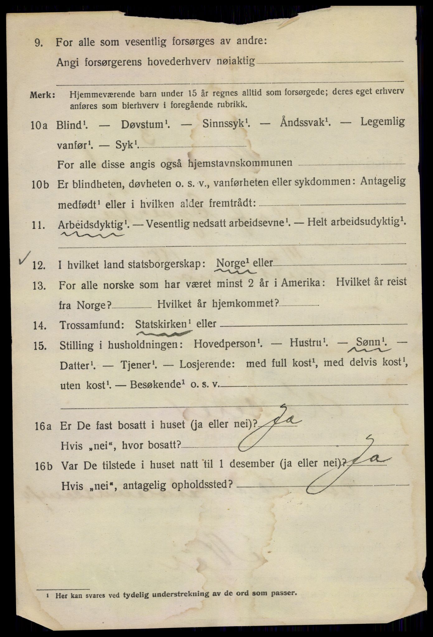 SAO, 1920 census for Kristiania, 1920, p. 424698