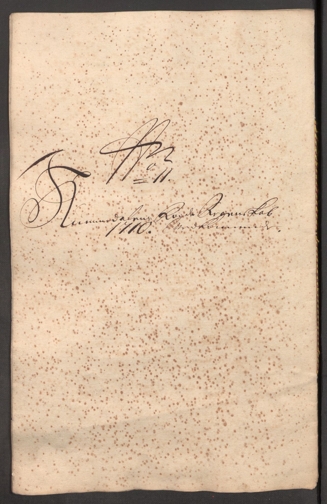 Rentekammeret inntil 1814, Reviderte regnskaper, Fogderegnskap, AV/RA-EA-4092/R64/L4431: Fogderegnskap Namdal, 1709-1710, p. 413