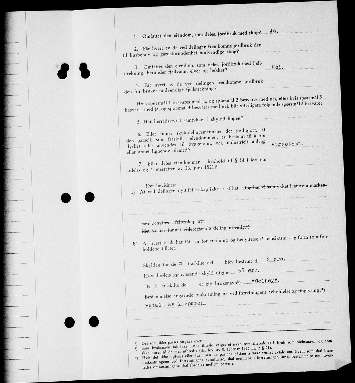Onsøy sorenskriveri, SAO/A-10474/G/Ga/Gab/L0021: Mortgage book no. II A-21, 1947-1947, Diary no: : 3068/1947