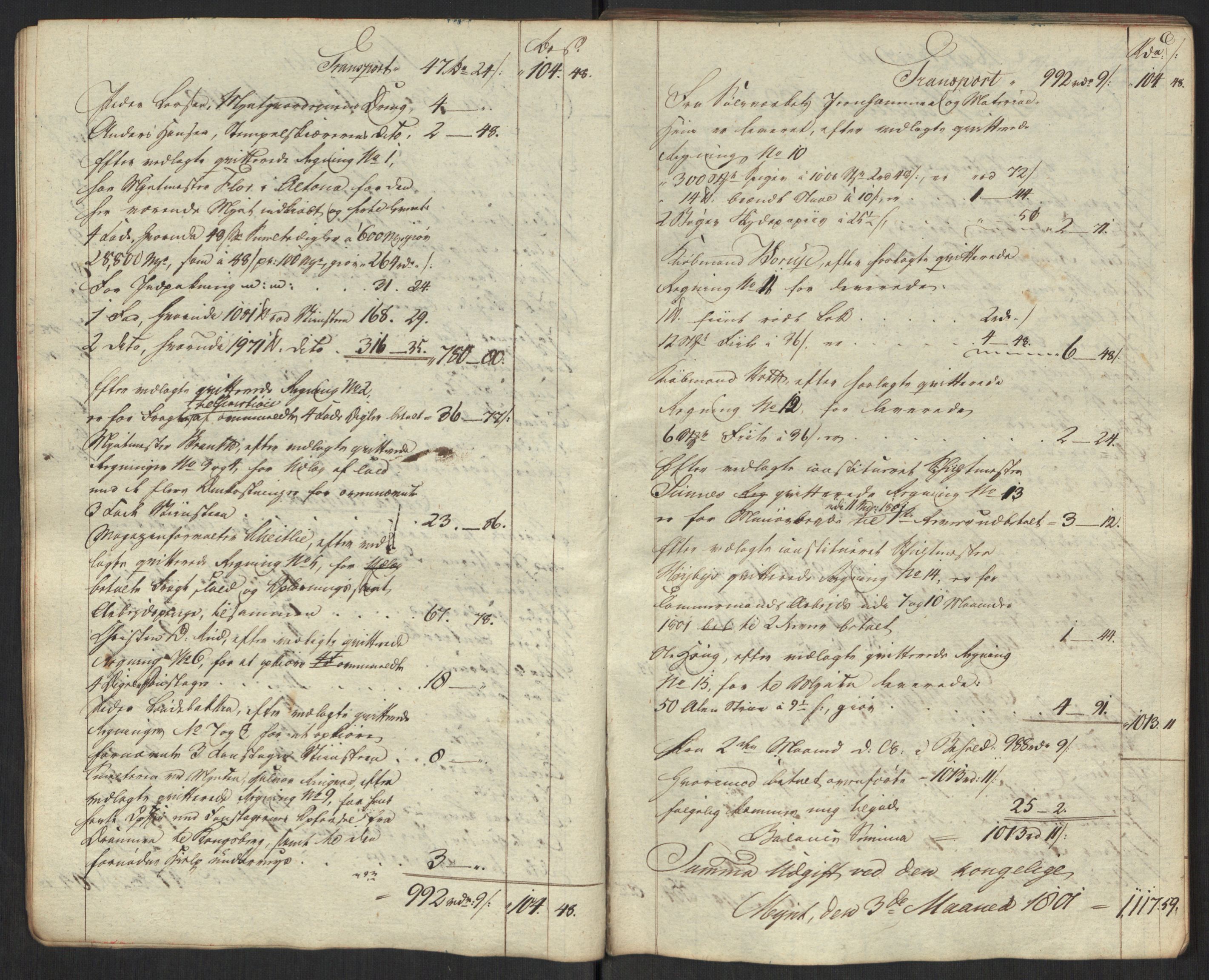 Rentekammeret inntil 1814, Realistisk ordnet avdeling, AV/RA-EA-4070/Oa/L0010: [Y8]: Regninger for Kongsbergs mynt., 1760-1805, p. 620