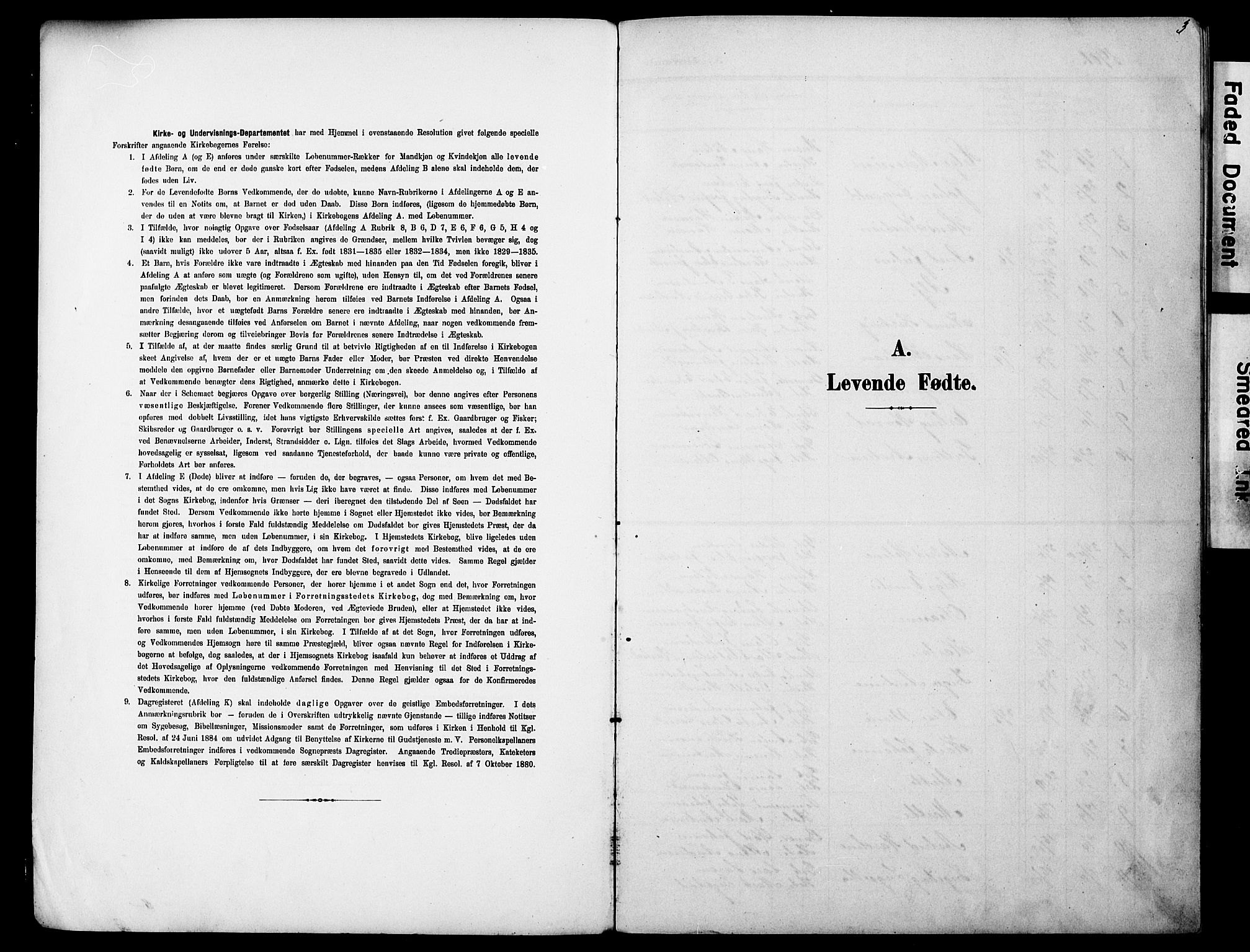 Skjeberg prestekontor Kirkebøker, SAO/A-10923/G/Ge/L0001: Parish register (copy) no. V 1, 1901-1931, p. 3