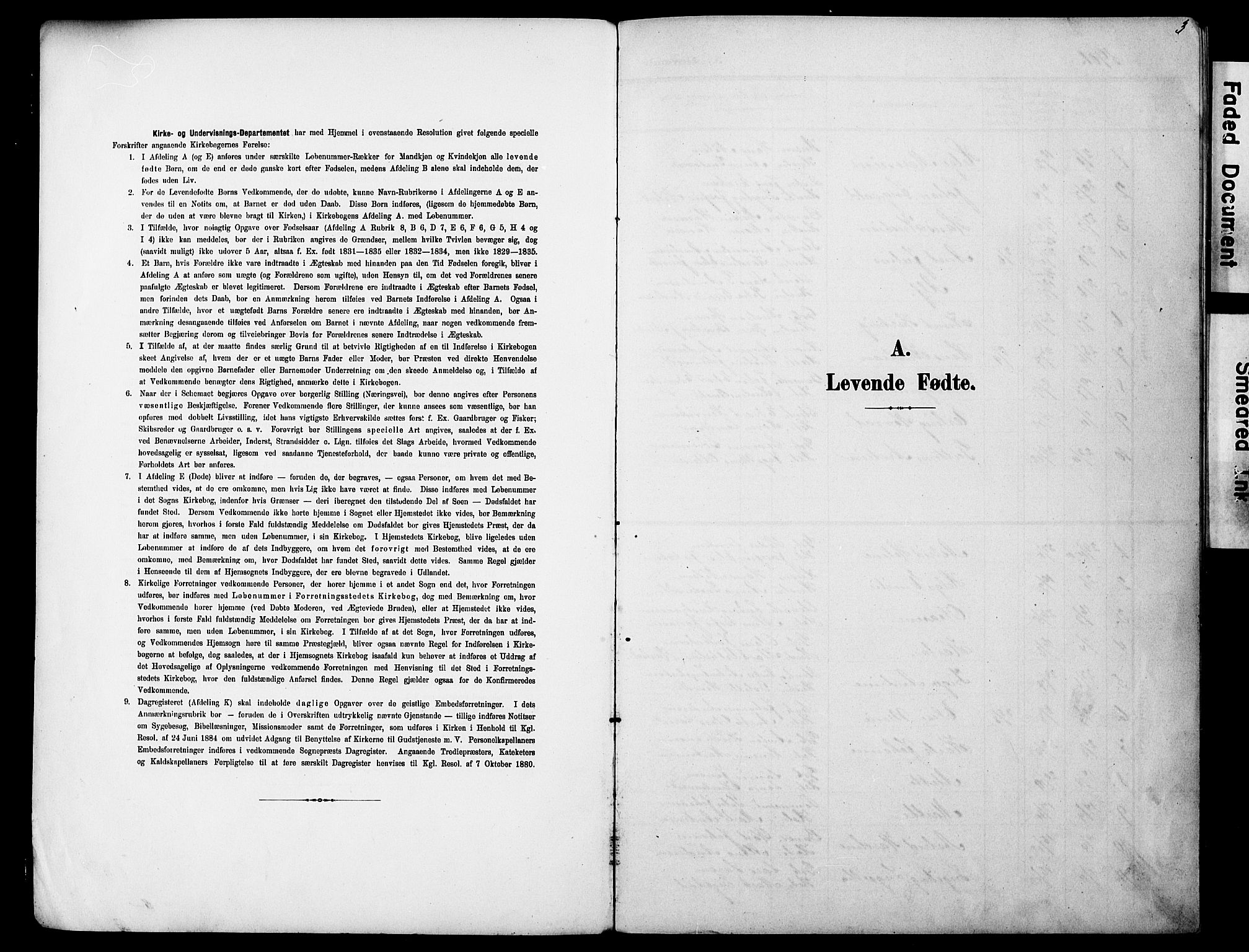 Skjeberg prestekontor Kirkebøker, AV/SAO-A-10923/G/Ge/L0001: Parish register (copy) no. V 1, 1901-1931, p. 3