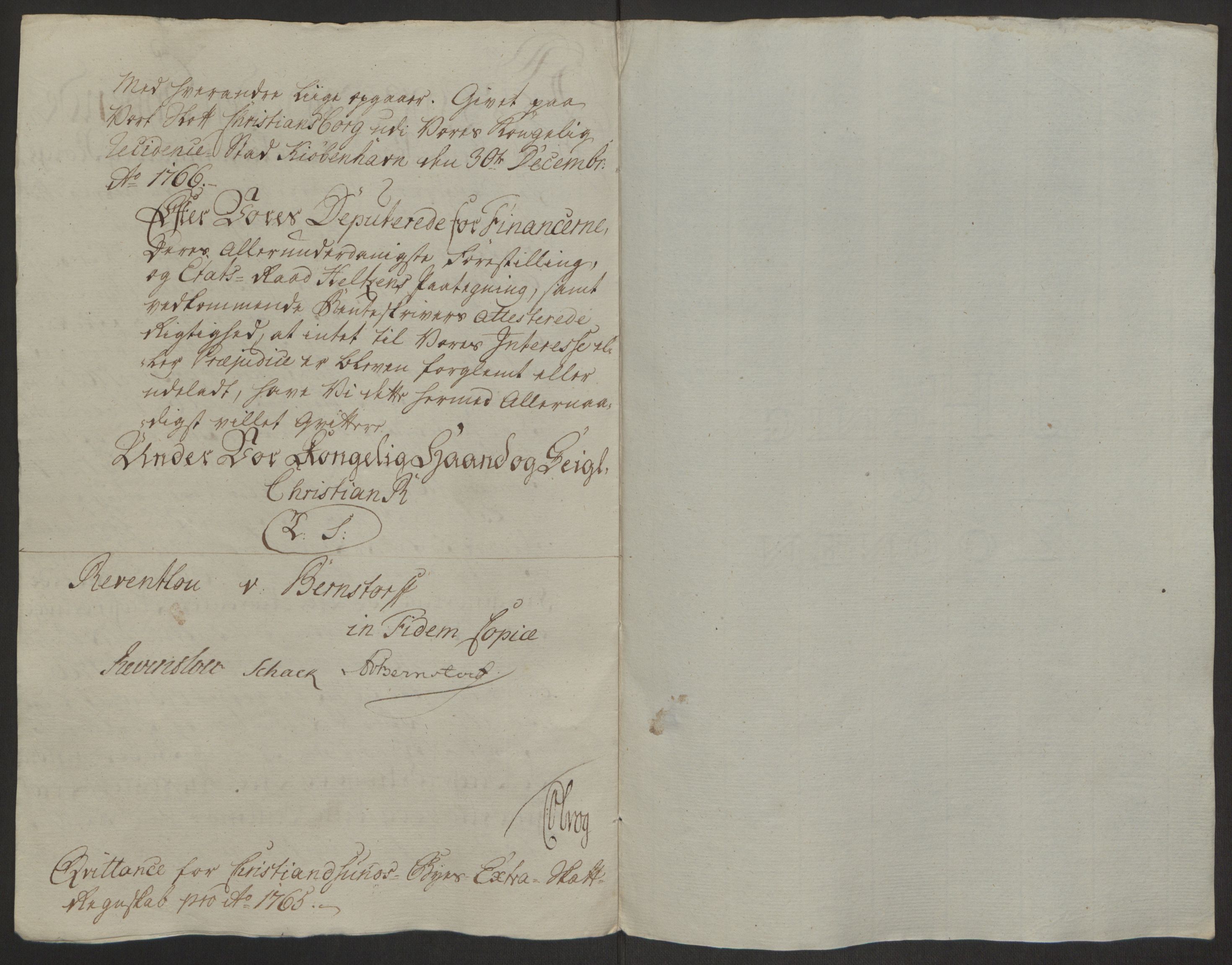 Rentekammeret inntil 1814, Reviderte regnskaper, Byregnskaper, AV/RA-EA-4066/R/Rr/L0495/0004: [R1] Kontribusjonsregnskap / Ekstraskatt, 1762-1772, p. 61