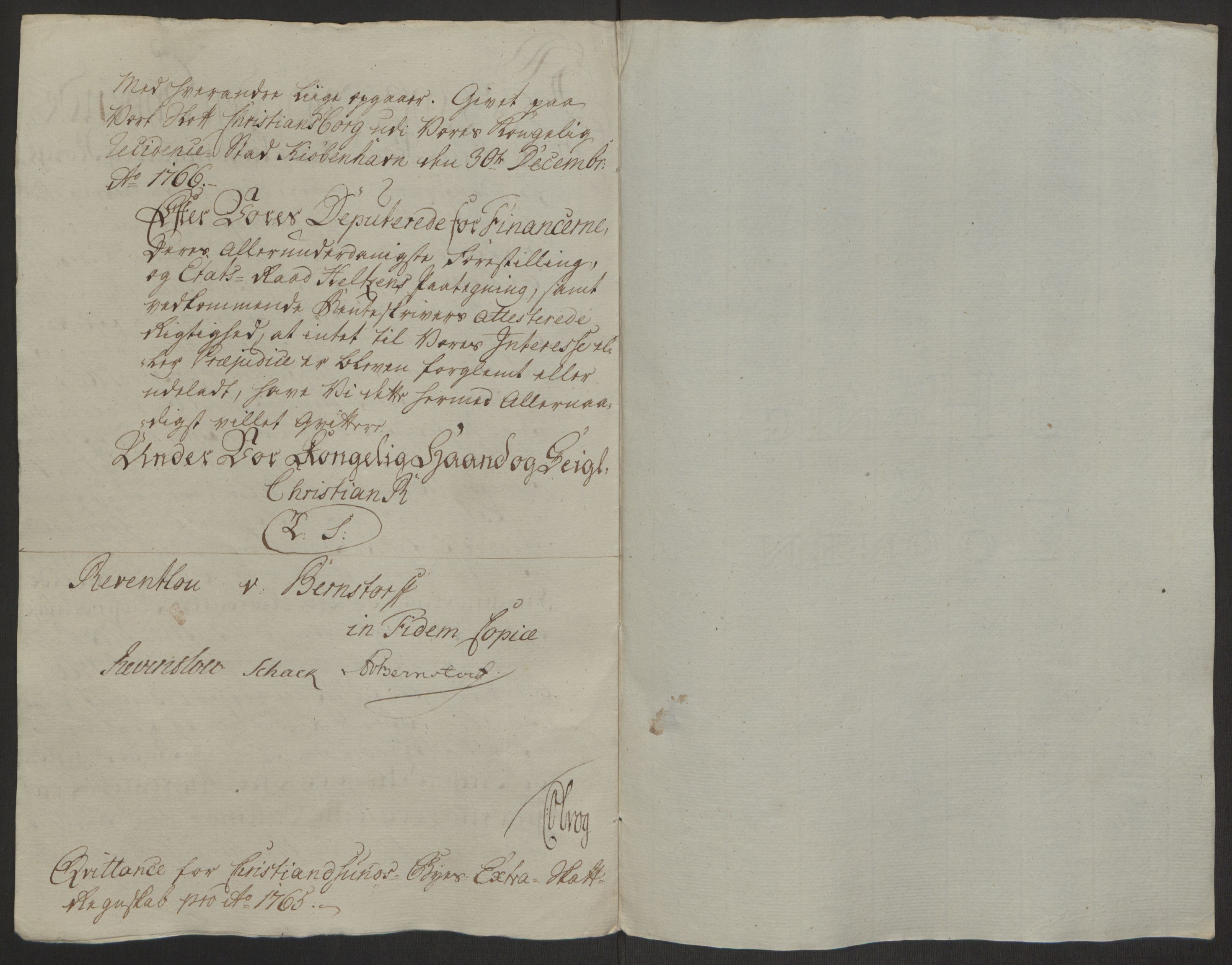 Rentekammeret inntil 1814, Reviderte regnskaper, Byregnskaper, RA/EA-4066/R/Rr/L0495/0004: [R1] Kontribusjonsregnskap / Ekstraskatt, 1762-1772, p. 61