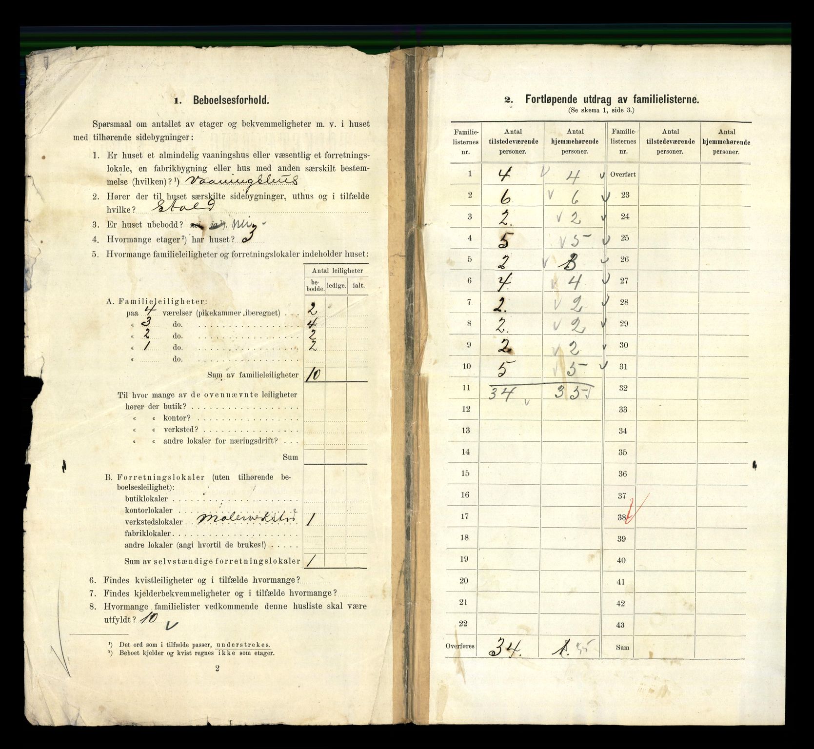 RA, 1910 census for Kristiania, 1910, p. 24210