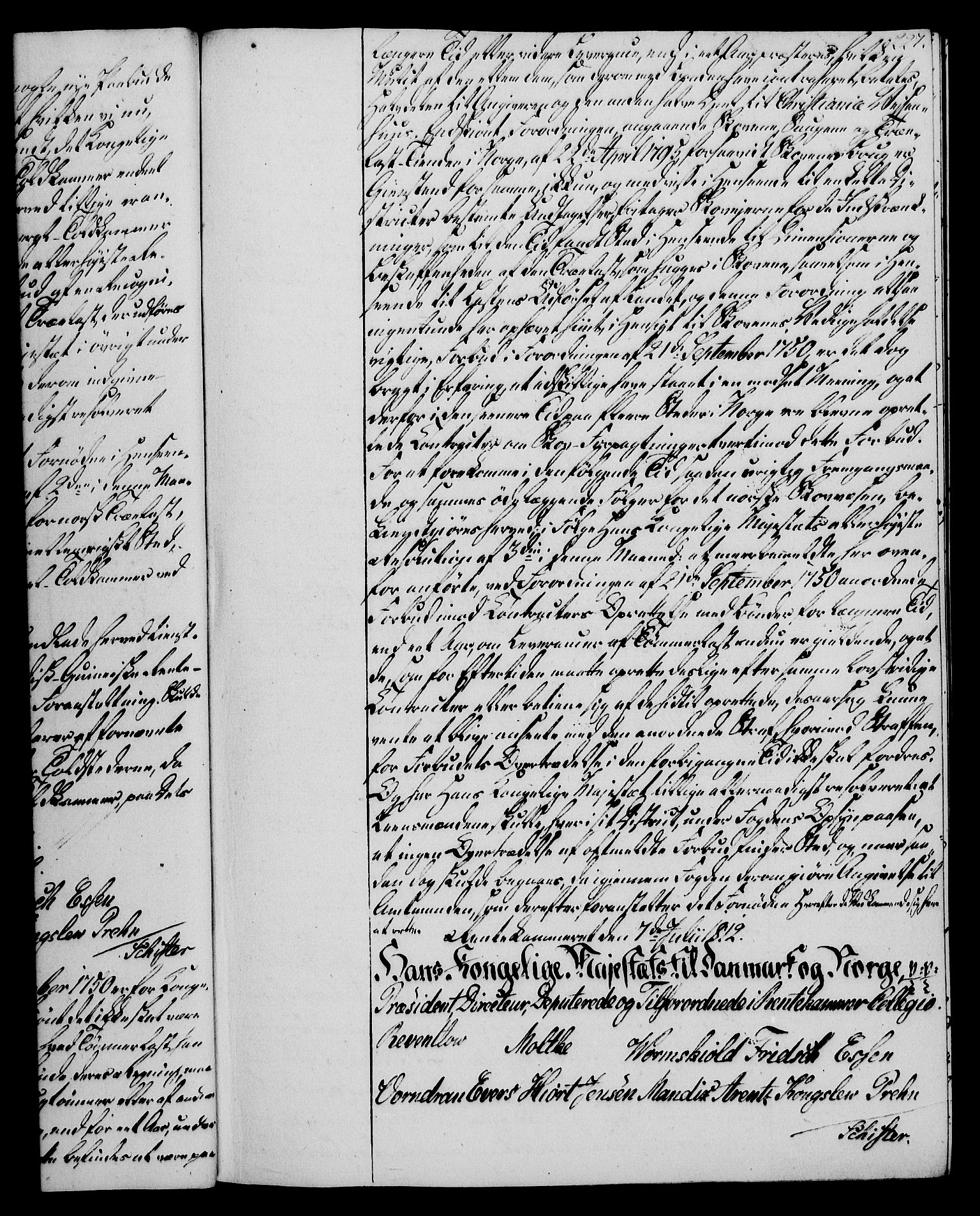Rentekammeret, Kammerkanselliet, RA/EA-3111/G/Gg/Gga/L0020: Norsk ekspedisjonsprotokoll med register (merket RK 53.20), 1811-1814, p. 227