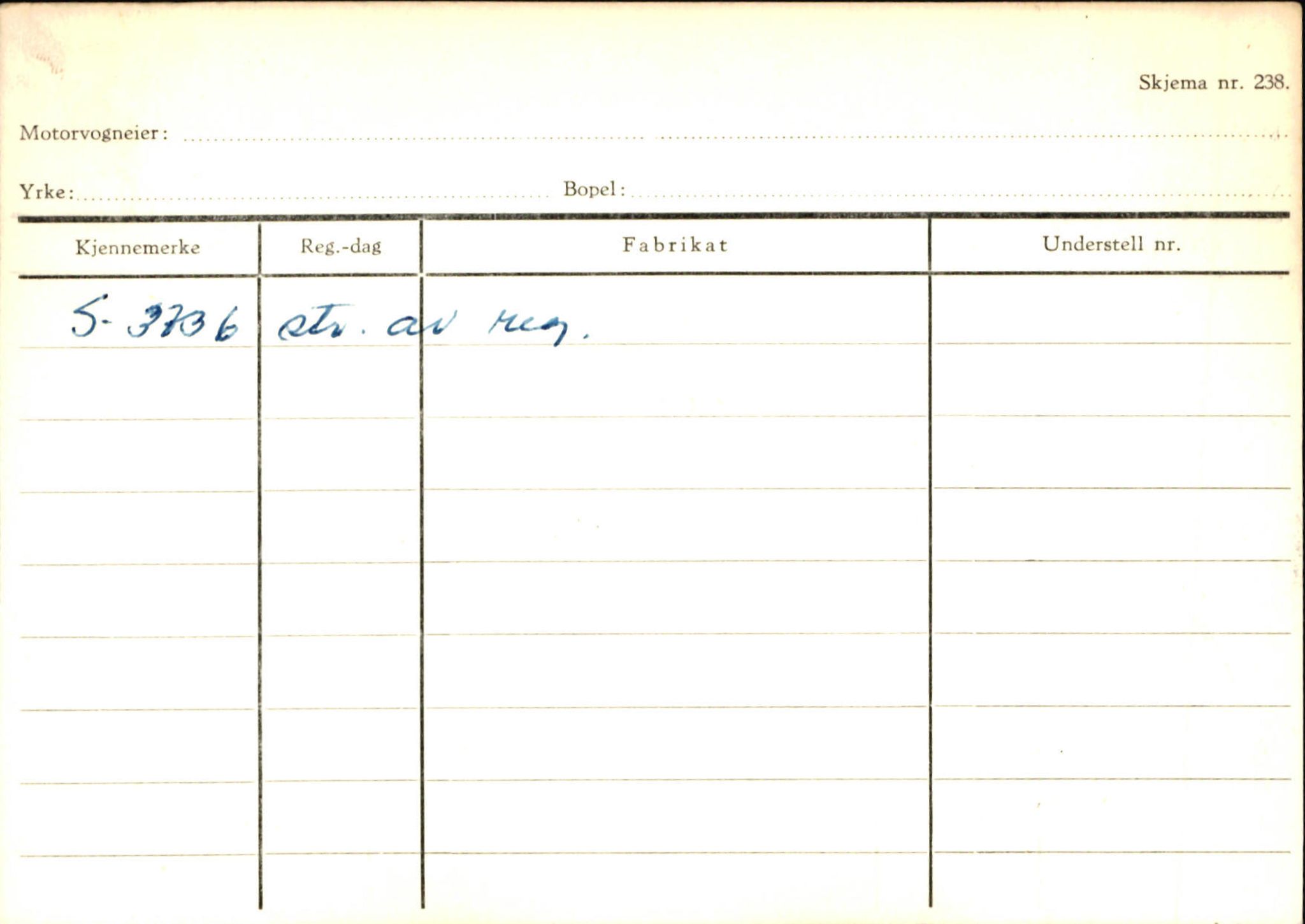 Statens vegvesen, Sogn og Fjordane vegkontor, SAB/A-5301/4/F/L0126: Eigarregister Fjaler M-Å. Leikanger A-Å, 1945-1975, p. 1060