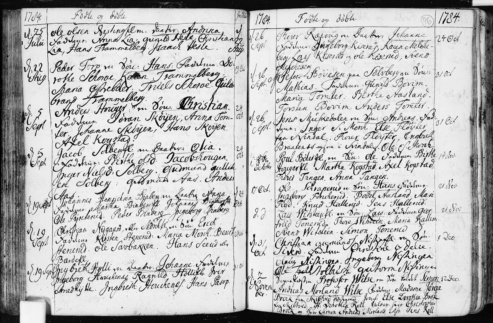 Spydeberg prestekontor Kirkebøker, AV/SAO-A-10924/F/Fa/L0003: Parish register (official) no. I 3, 1778-1814, p. 96