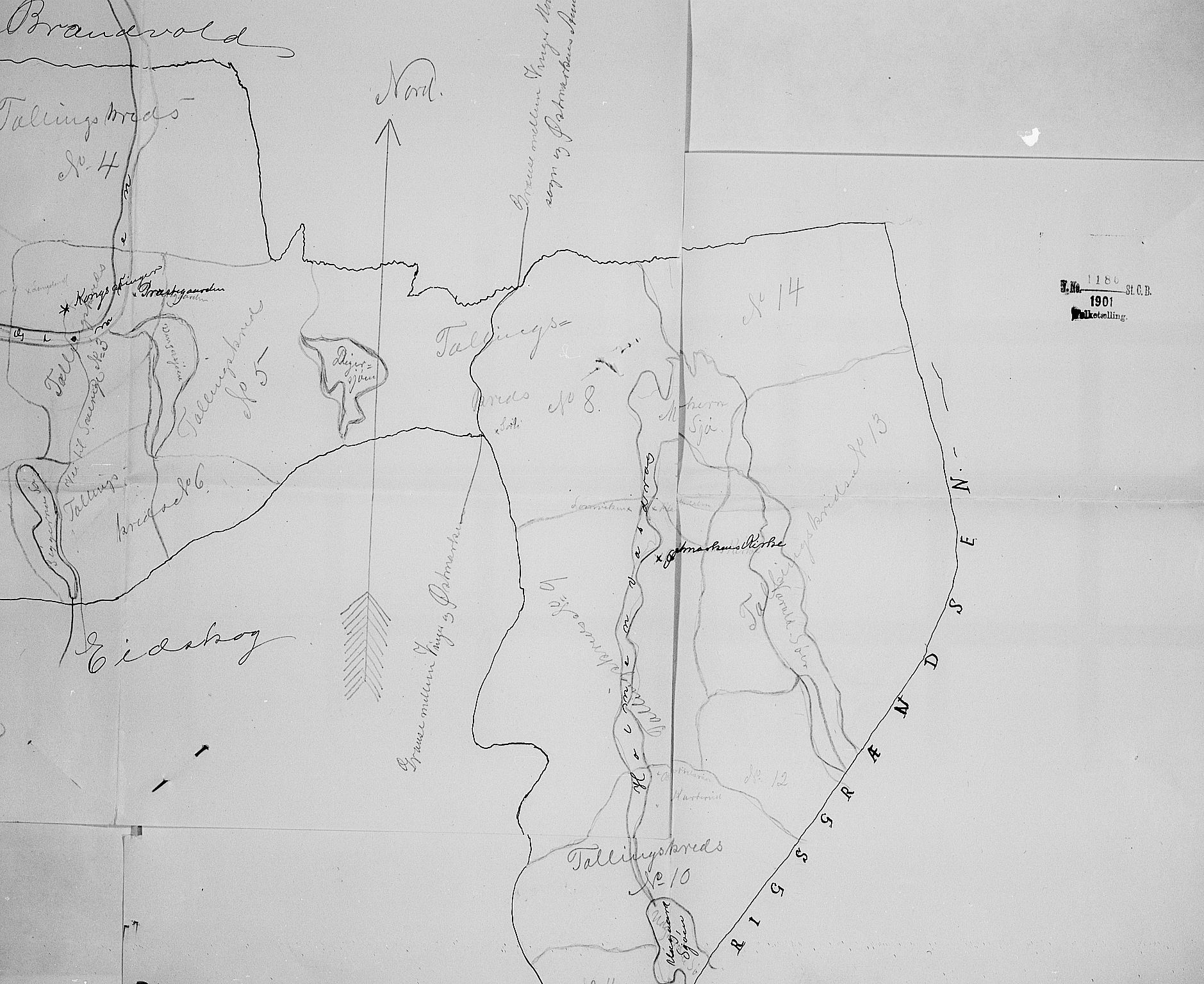 SAH, 1900 census for Vinger, 1900, p. 22