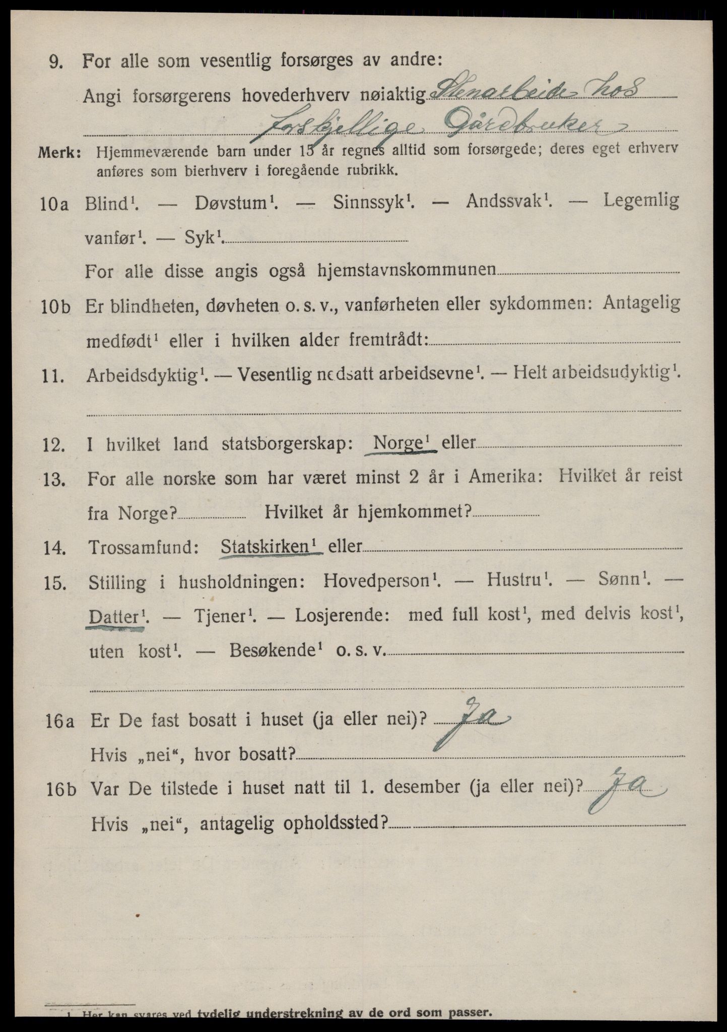 SAT, 1920 census for Edøy, 1920, p. 681