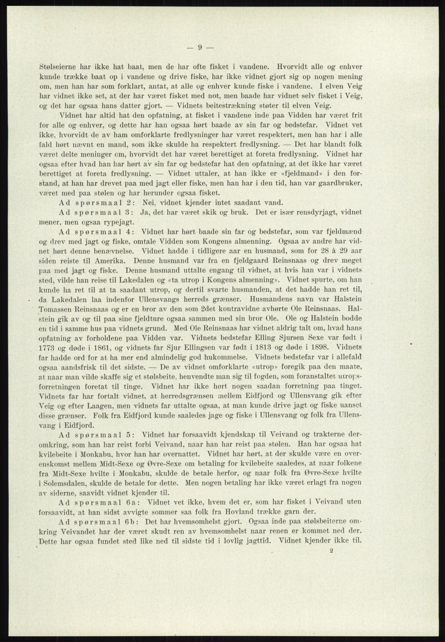 Høyfjellskommisjonen, AV/RA-S-1546/X/Xa/L0001: Nr. 1-33, 1909-1953, p. 19
