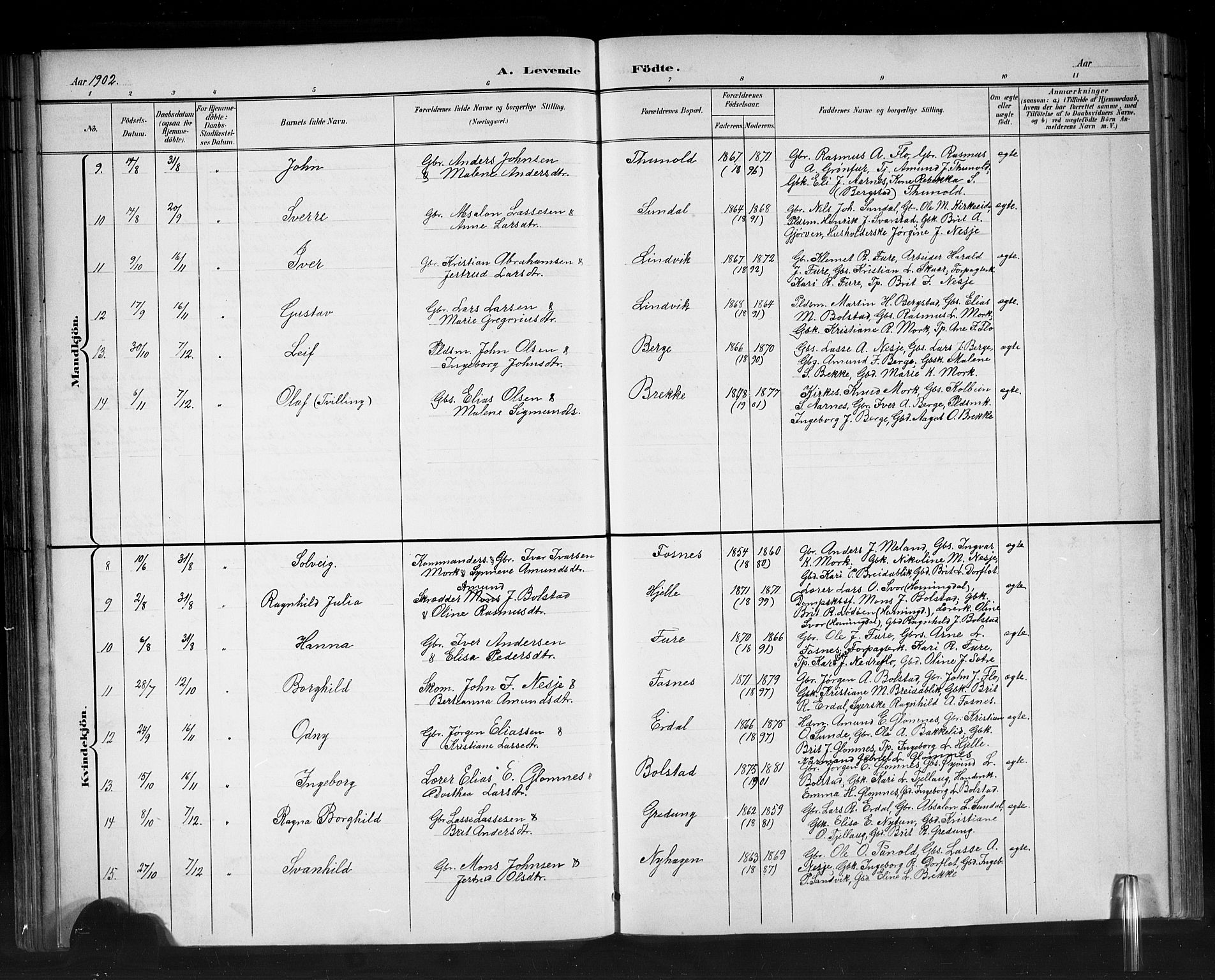 Stryn Sokneprestembete, AV/SAB-A-82501: Parish register (copy) no. C 3, 1881-1905