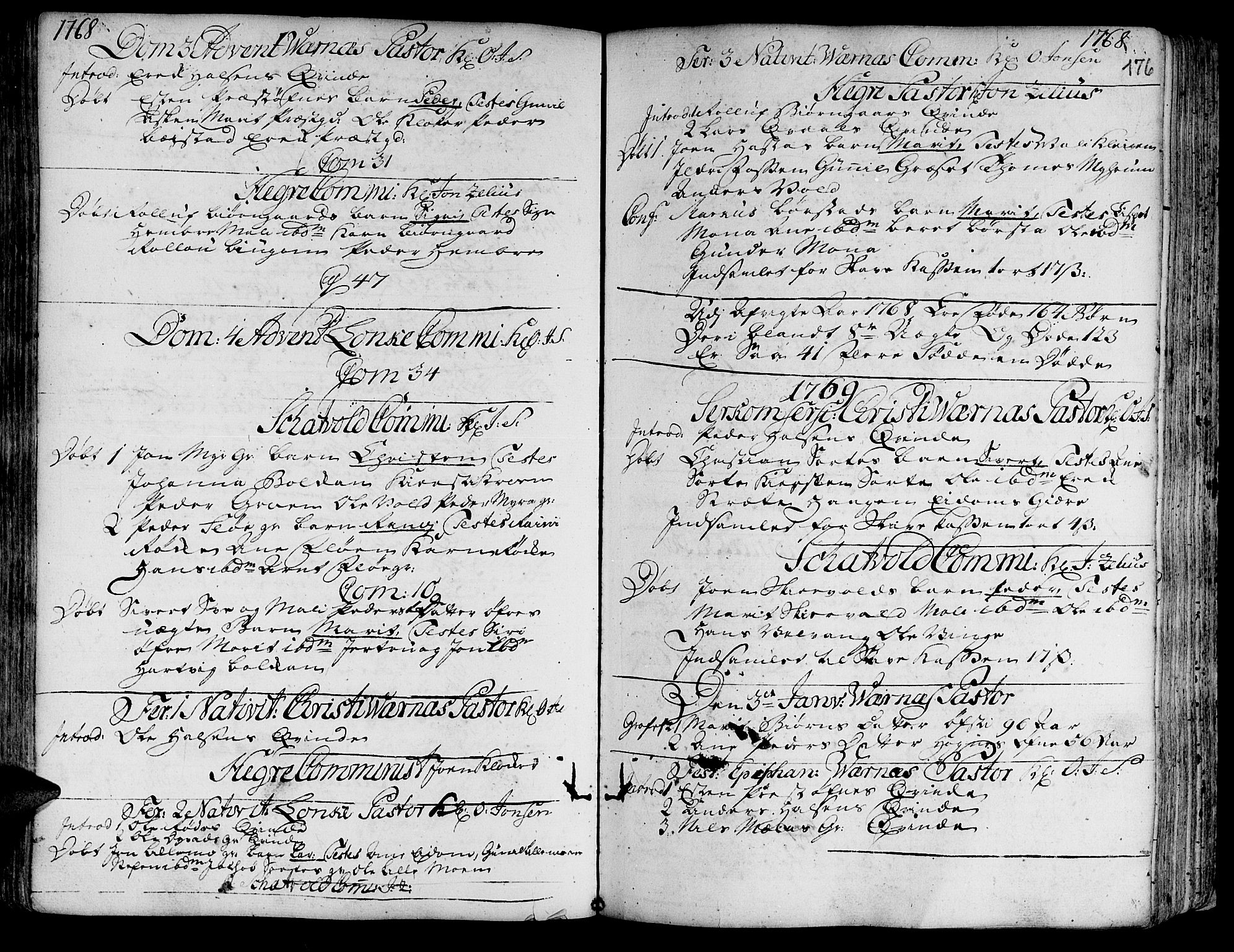 Ministerialprotokoller, klokkerbøker og fødselsregistre - Nord-Trøndelag, SAT/A-1458/709/L0057: Parish register (official) no. 709A05, 1755-1780, p. 176