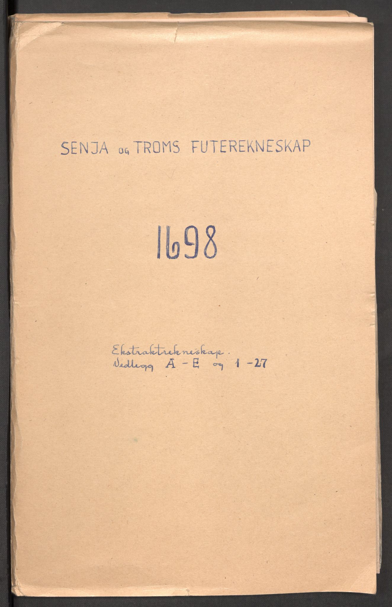 Rentekammeret inntil 1814, Reviderte regnskaper, Fogderegnskap, RA/EA-4092/R68/L4754: Fogderegnskap Senja og Troms, 1697-1699, p. 132