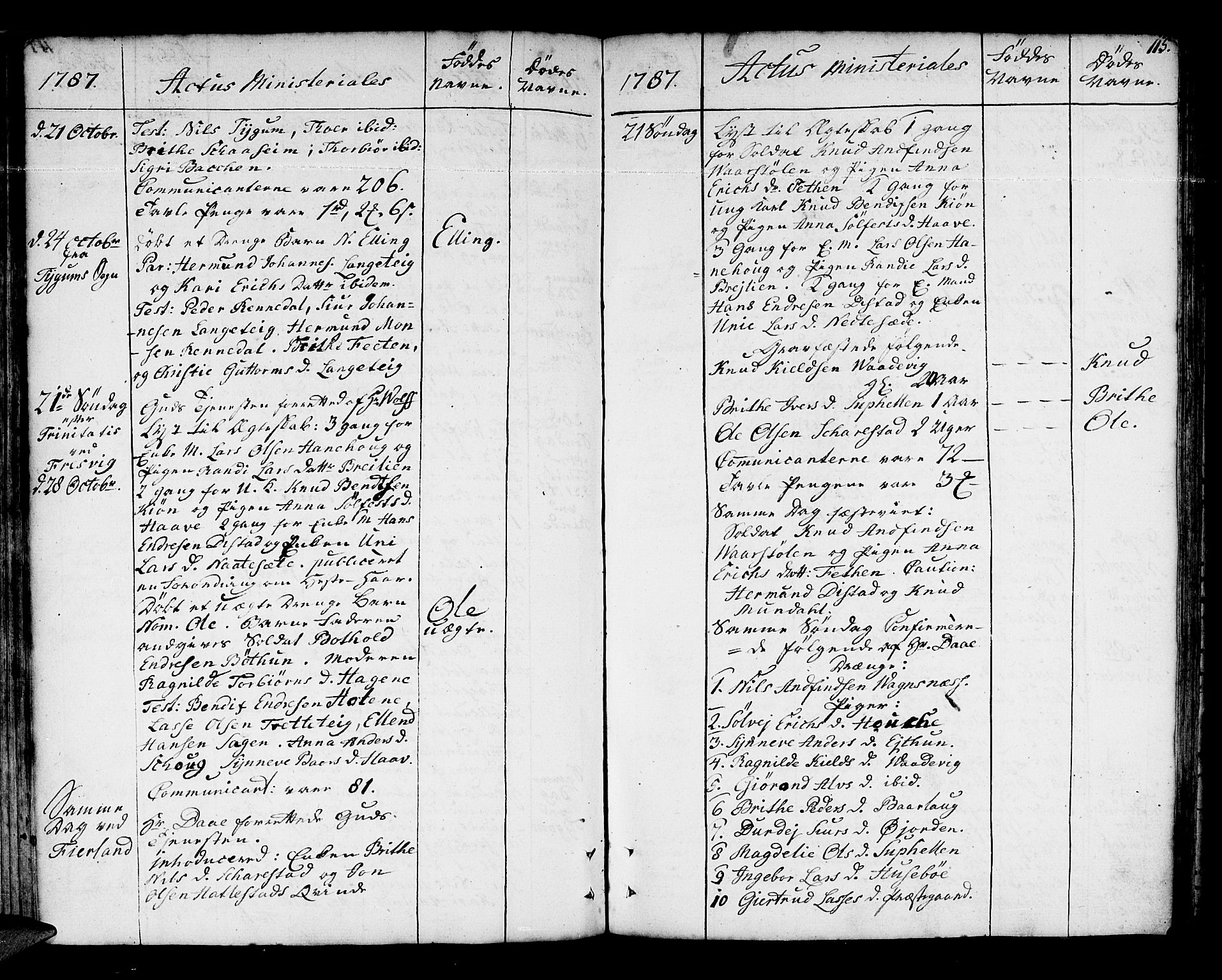 Leikanger sokneprestembete, AV/SAB-A-81001/H/Haa/Haaa/L0004: Parish register (official) no. A 4, 1770-1791, p. 115