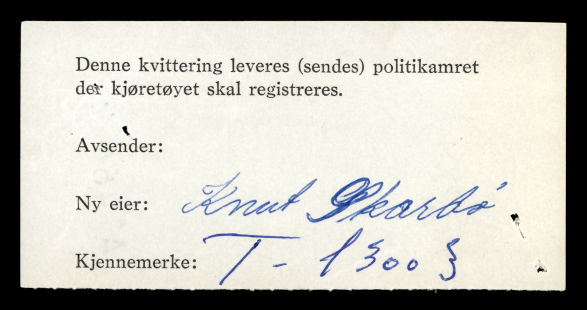 Møre og Romsdal vegkontor - Ålesund trafikkstasjon, AV/SAT-A-4099/F/Fe/L0036: Registreringskort for kjøretøy T 12831 - T 13030, 1927-1998, p. 2542