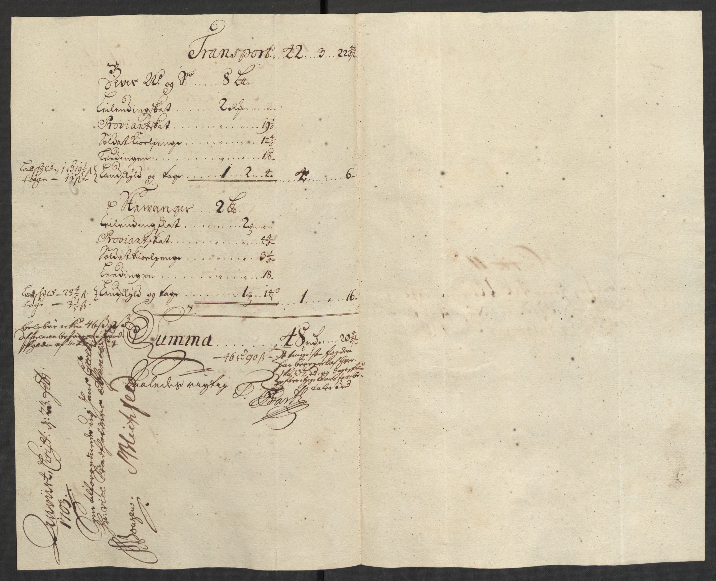 Rentekammeret inntil 1814, Reviderte regnskaper, Fogderegnskap, AV/RA-EA-4092/R24/L1580: Fogderegnskap Numedal og Sandsvær, 1702, p. 190