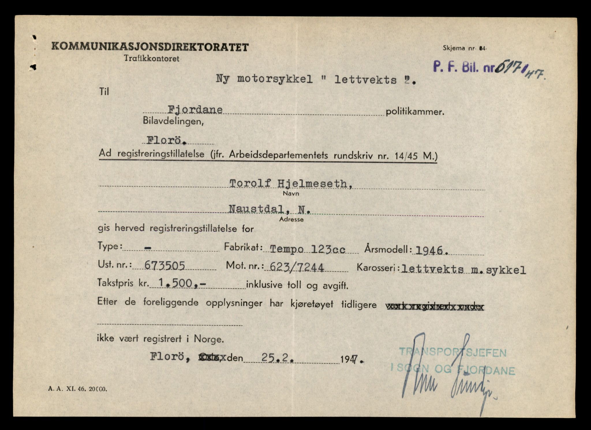 Møre og Romsdal vegkontor - Ålesund trafikkstasjon, AV/SAT-A-4099/F/Fe/L0039: Registreringskort for kjøretøy T 13361 - T 13530, 1927-1998, p. 851