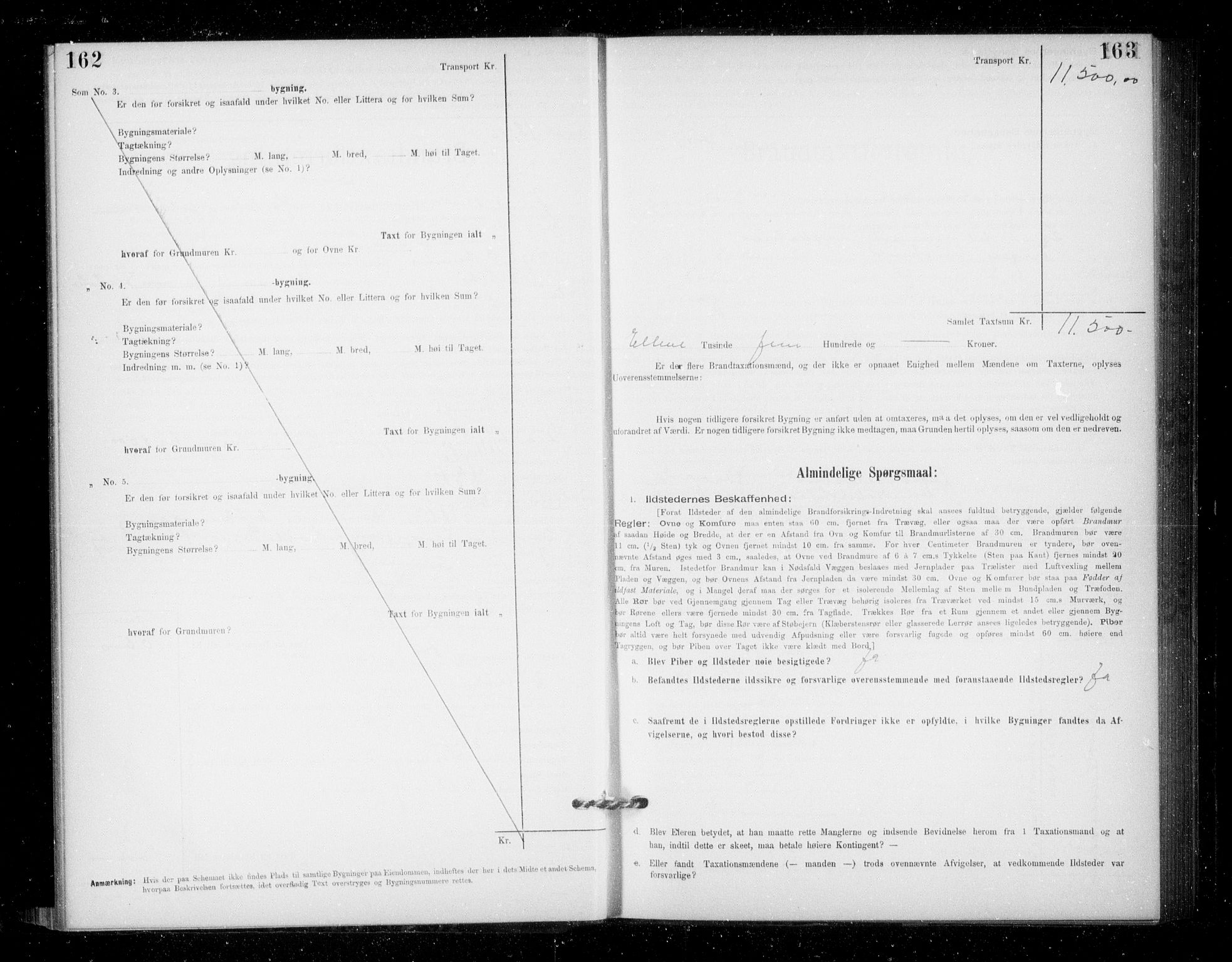 Lensmannen i Jondal, AV/SAB-A-33101/0012/L0005: Branntakstprotokoll, skjematakst, 1894-1951, p. 162-163